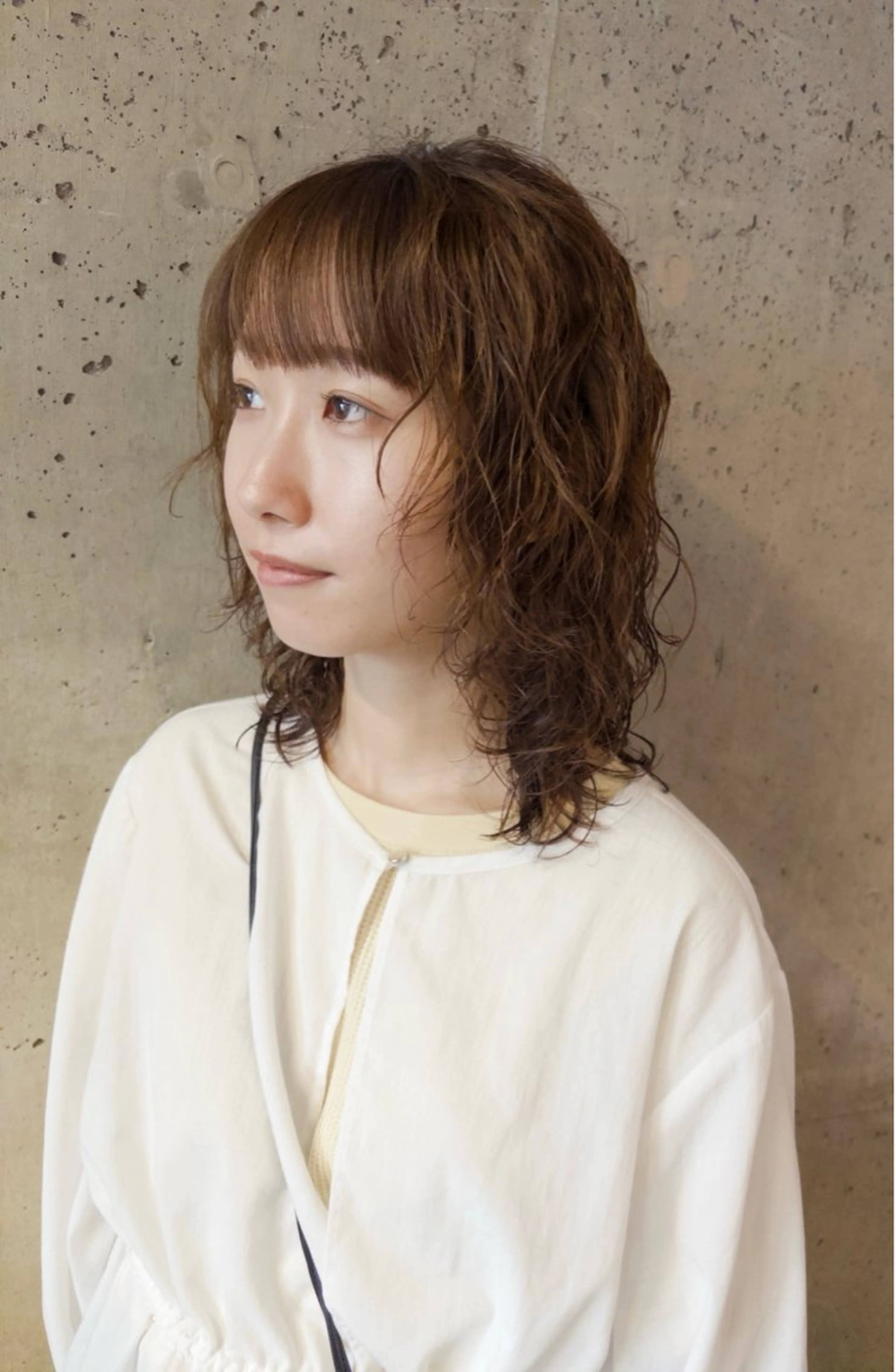 セミロング Amy.所属・amy. ユナのヘアスタイル