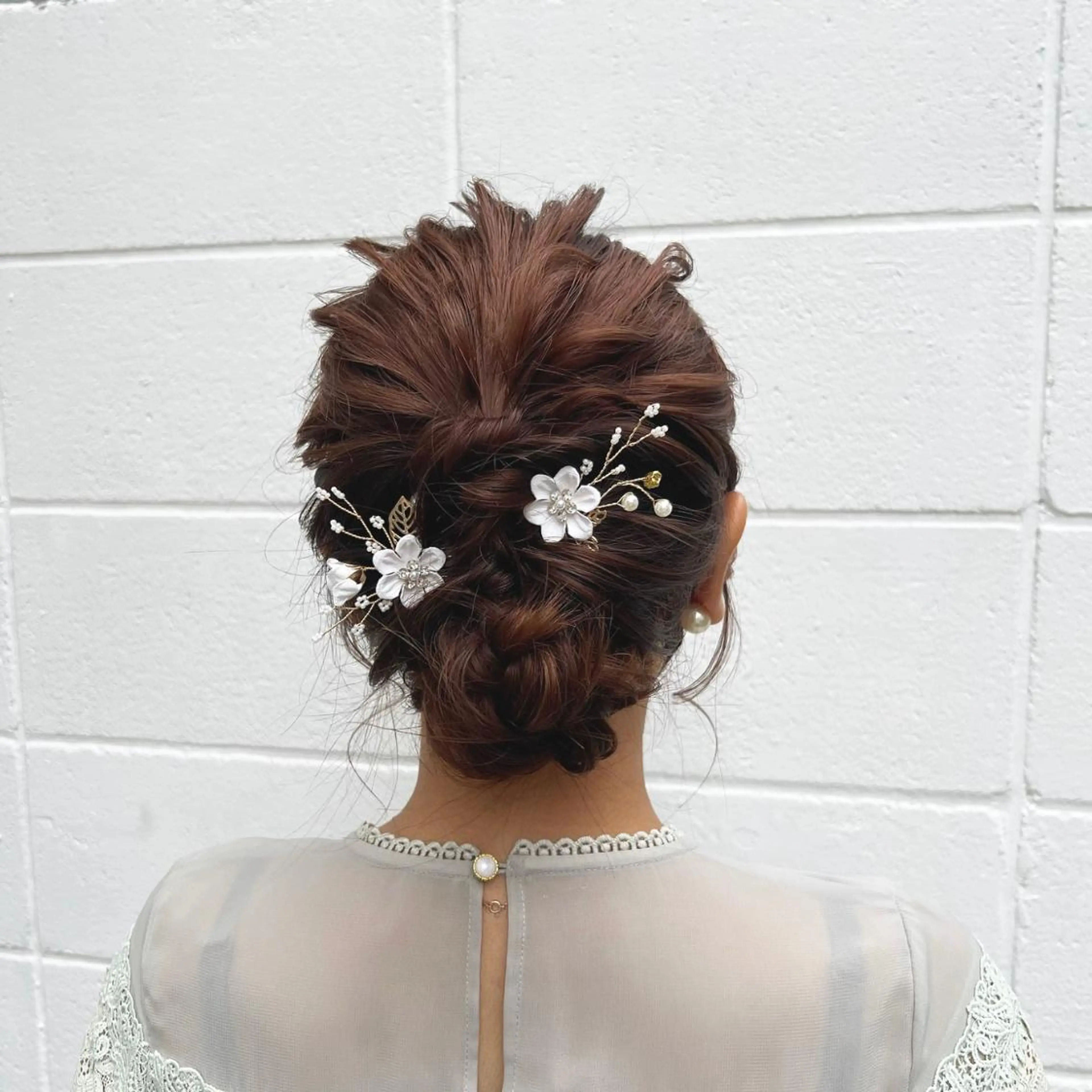 セミロング ヘアセット インナーカラー♡ Nanakoのヘアスタイル