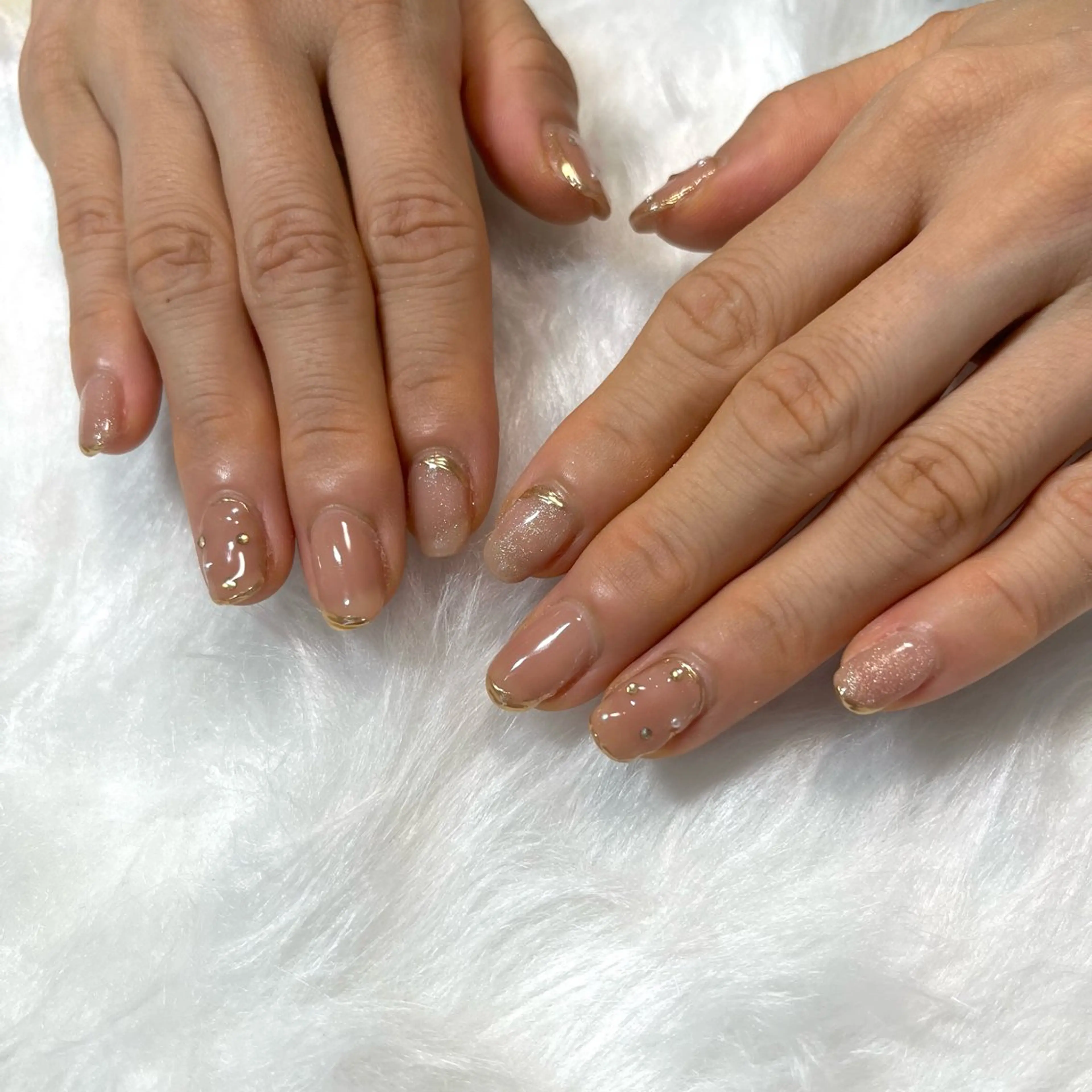 ネイル フットネイル フレンチネイル グラデーション 持ち込み ワンカラーネイル ハンドネイル nail salon orchidのネイルデザイン