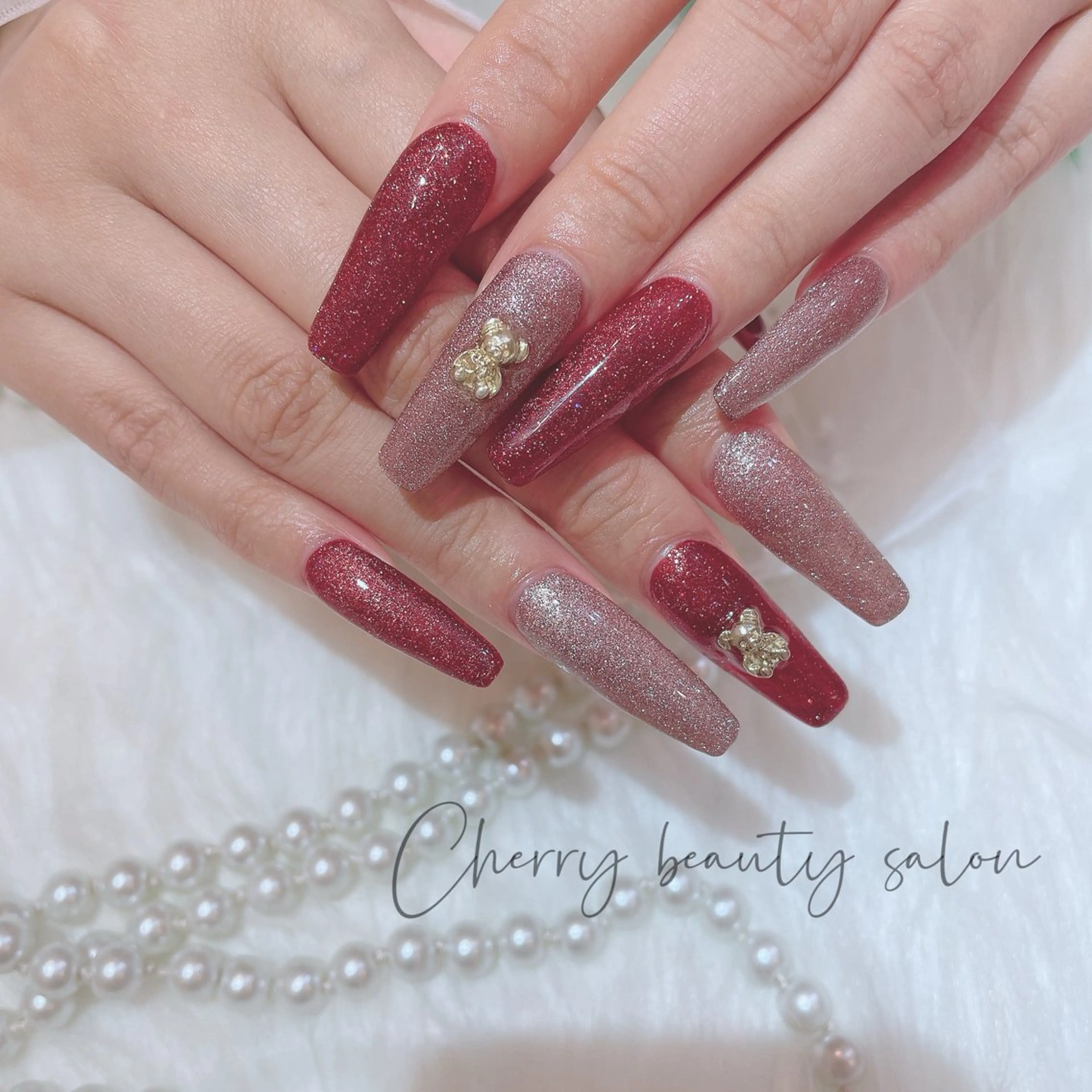 ネイル ハンドネイル ハンドケア SAKURA 🍒のネイルデザイン
