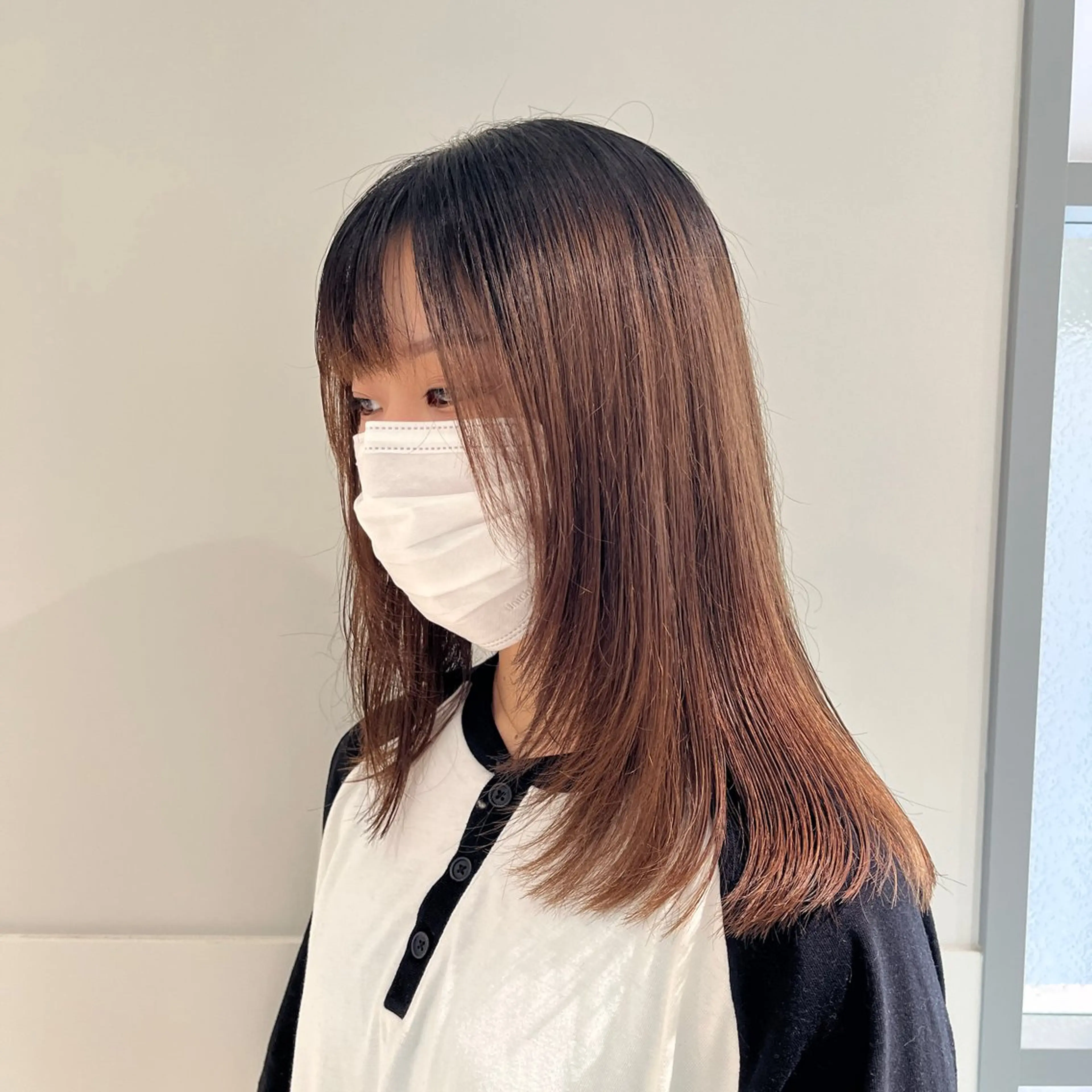 セミロング レイヤーカット カット BASSA立川🌱 Bitouのヘアスタイル