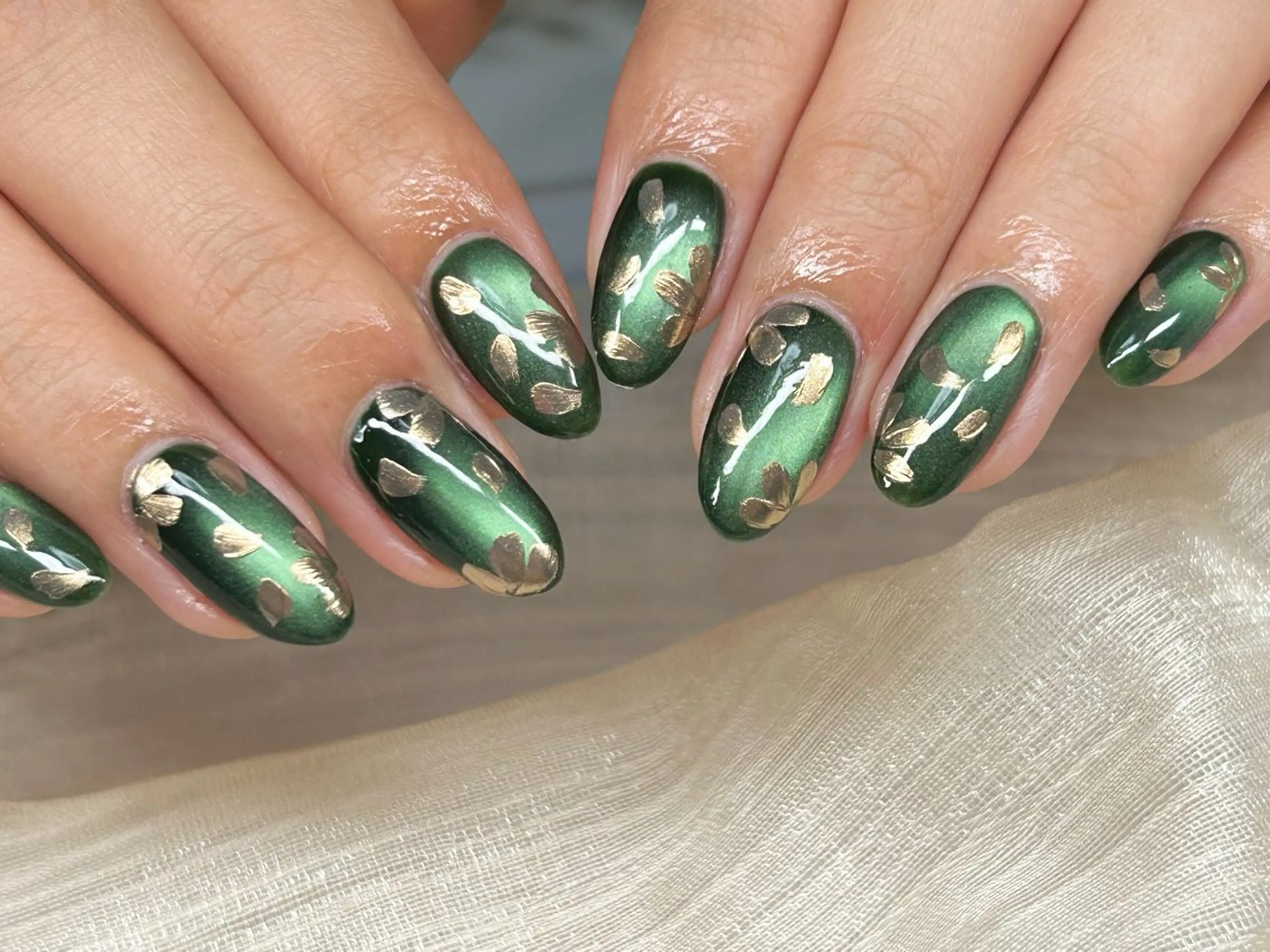 ネイル アートネイル チークネイル 成人式 入学式 長さ出し ハンドネイル Lino Nailのネイルデザイン