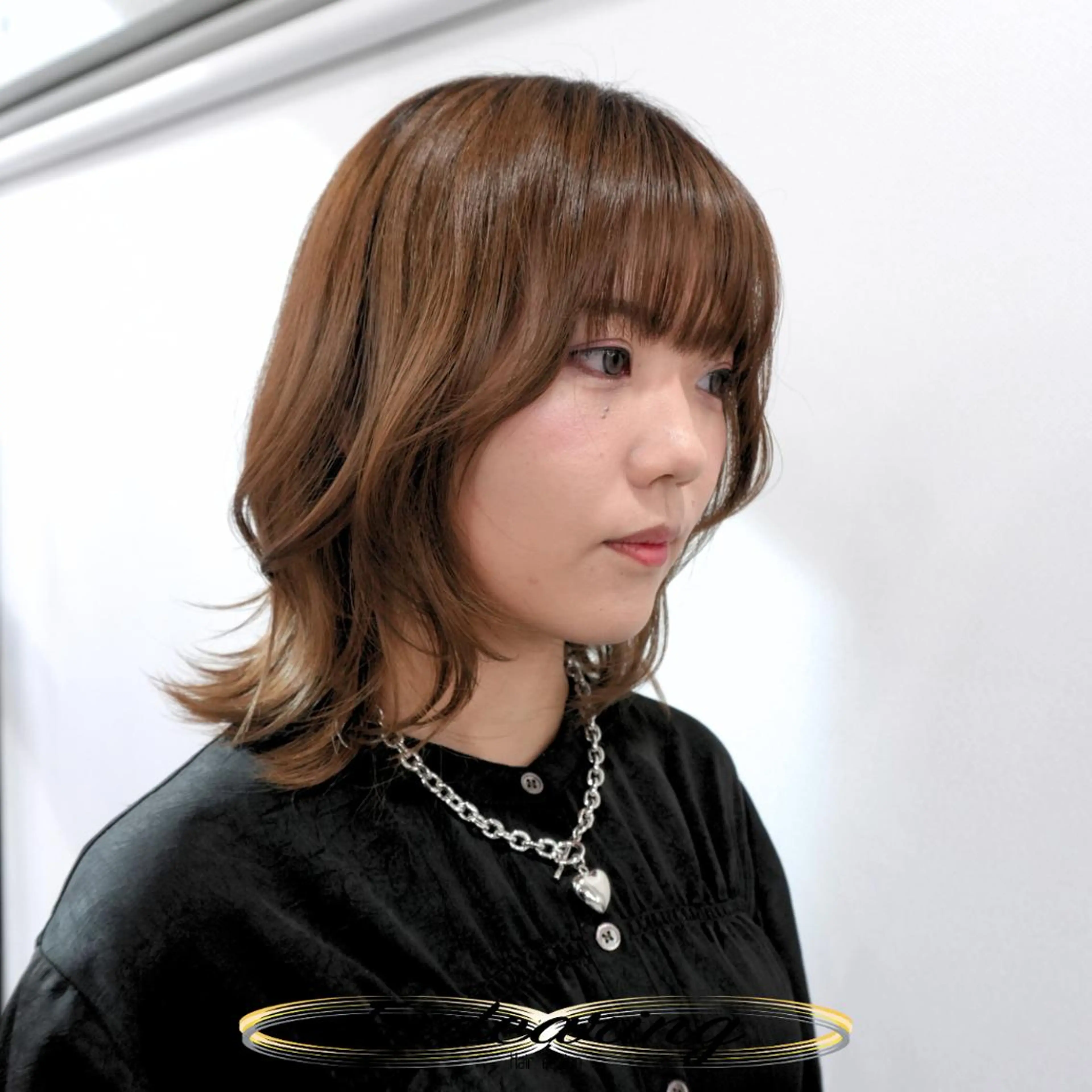 ミディアム ミディアムレイヤー レイヤーカット 似合わせカット 小顔カット 外ハネヘア カット ヘアカラー Endearing 銀座/レイヤーカットのヘアスタイル