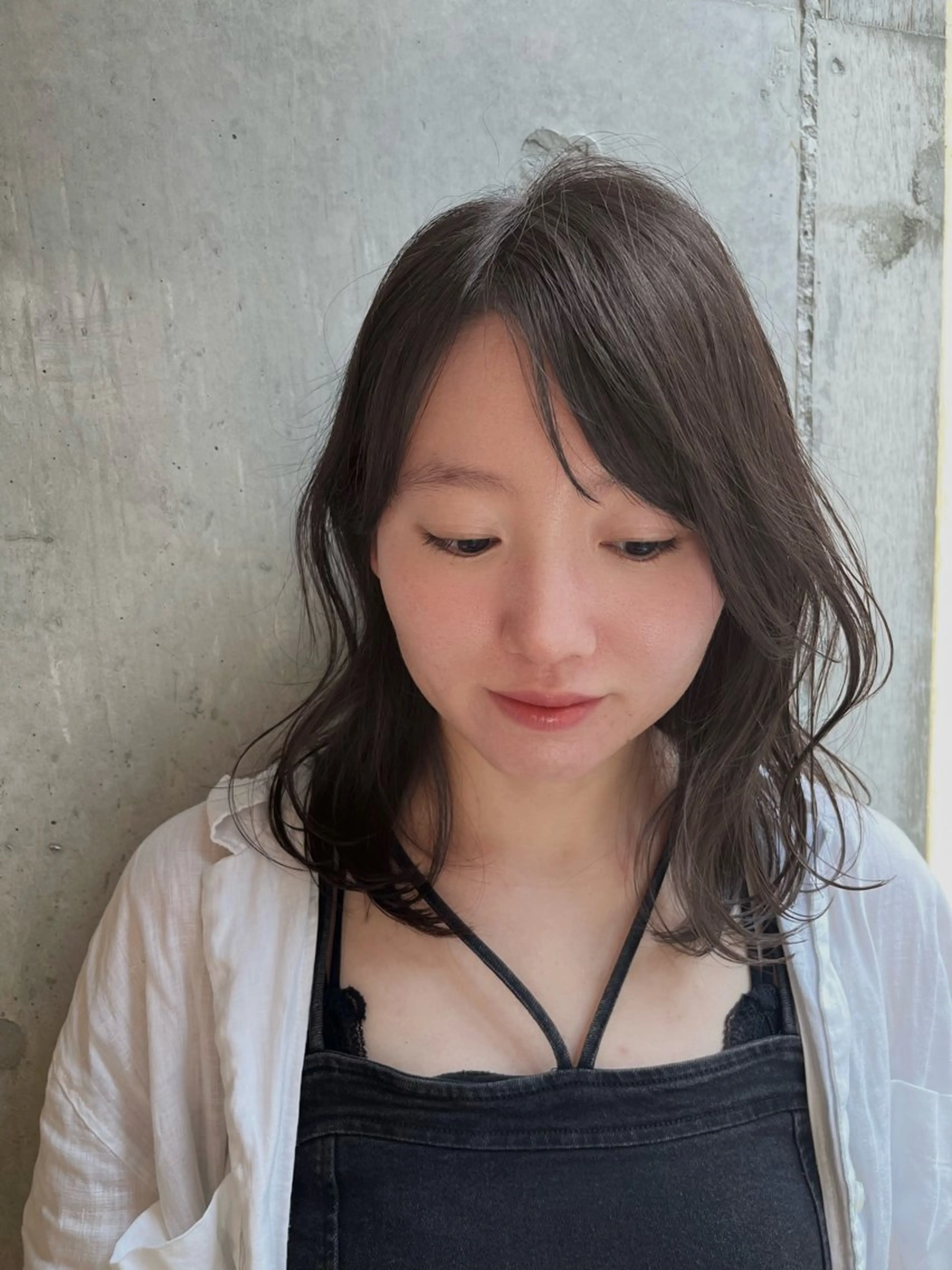 〝ブリーチなしの透明感カラー”の写真