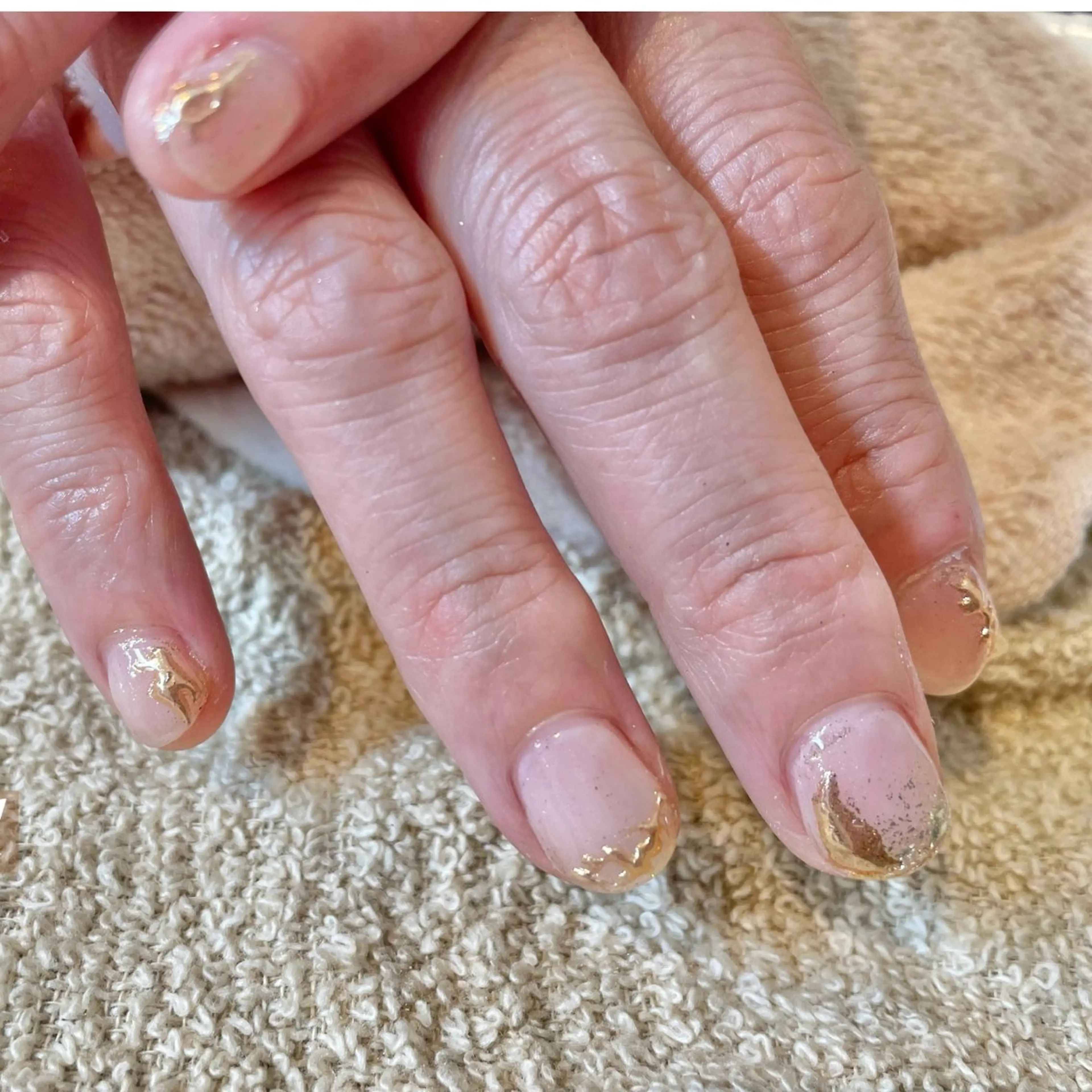 ネイル ミラーネイル ワンカラーネイル ハンドネイル ハンドケア Mnail ちひろのネイルデザイン