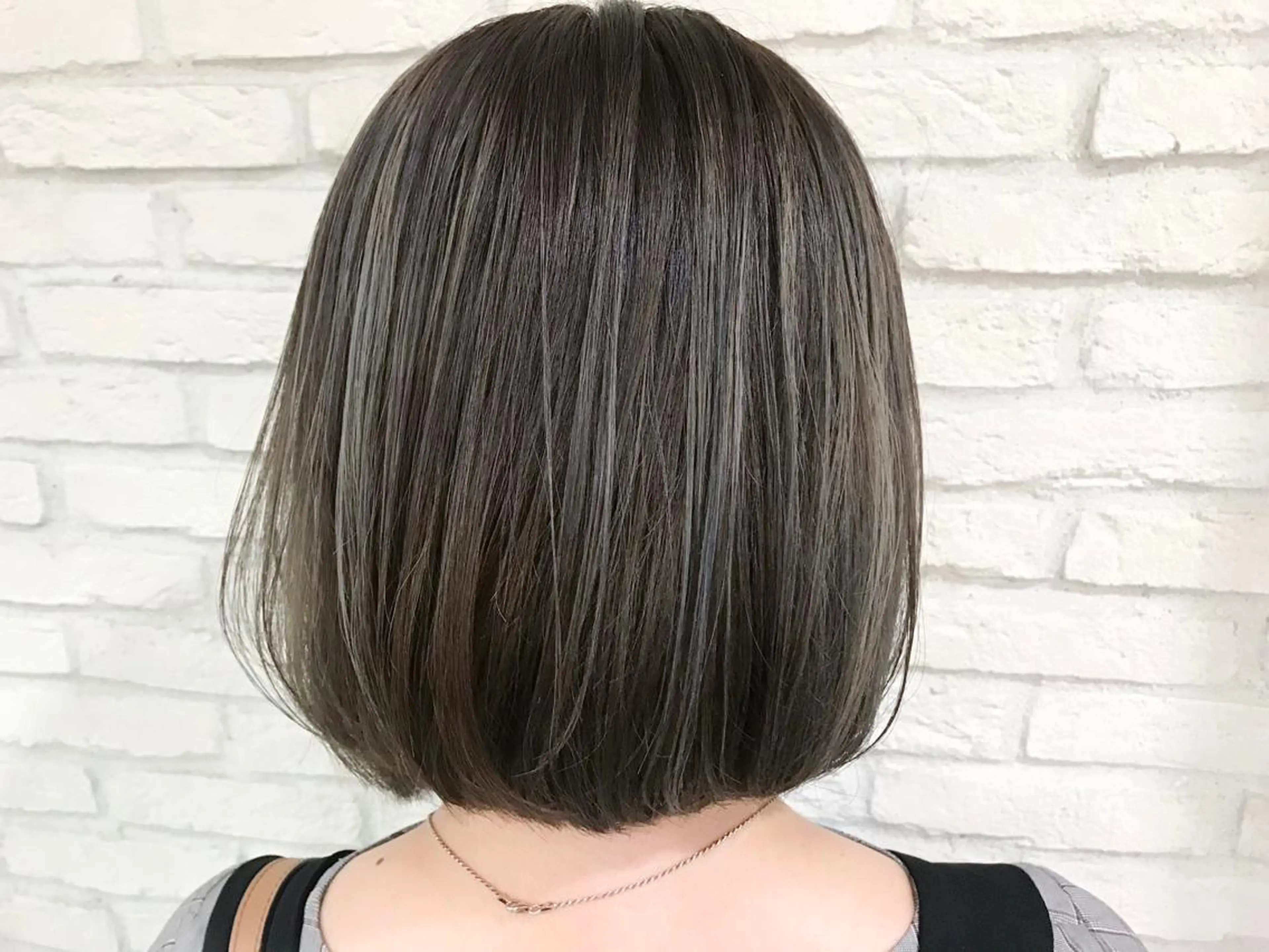 ショート カラー ハイライトカラー ボブ ハイライト 横浜🍒カット エクステ／RIEのヘアスタイル