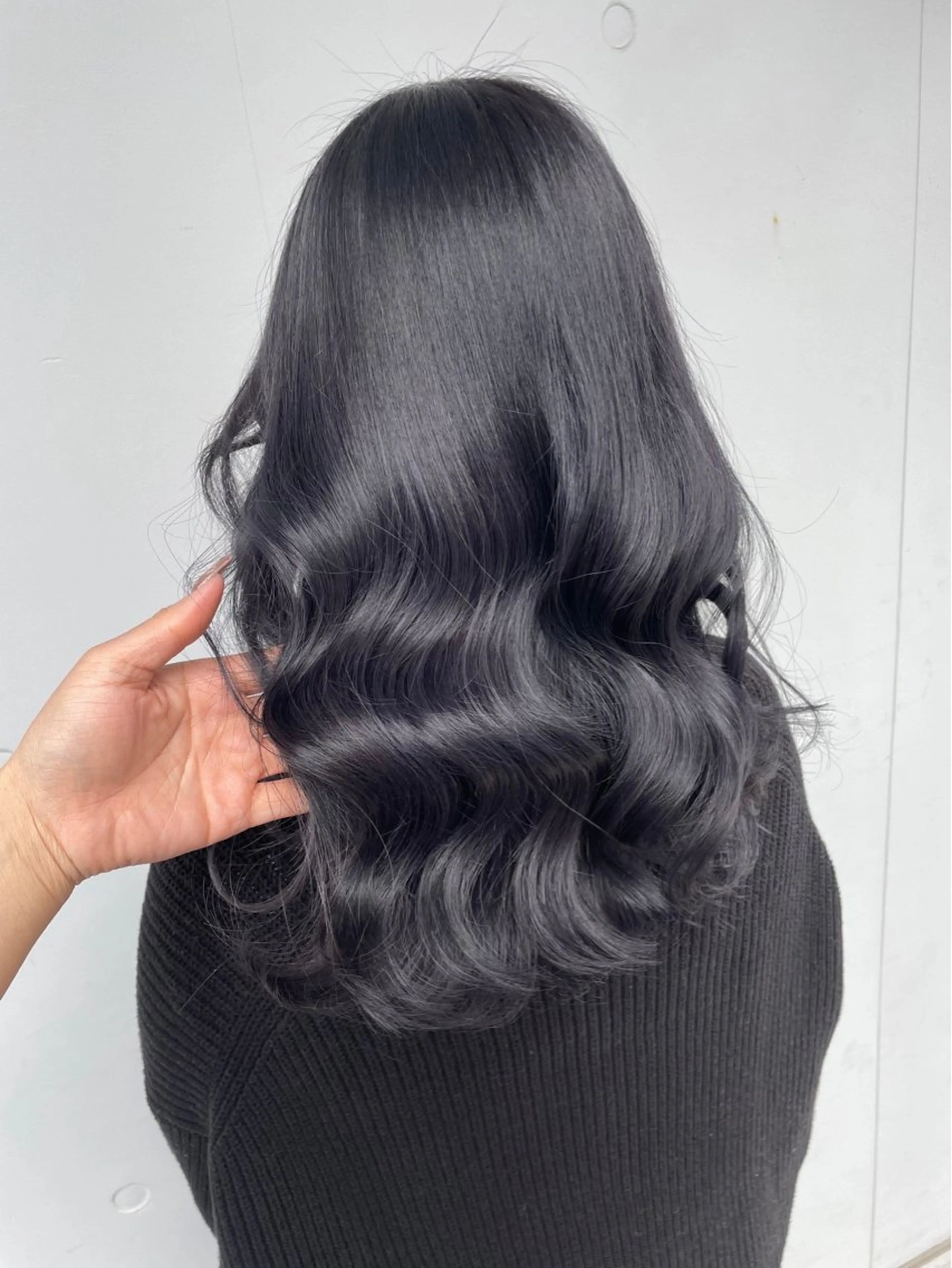 セミロング カラー ヘアカラー トリートメント 🤍透明感カラー ソメヤナナ 🤍のヘアスタイル