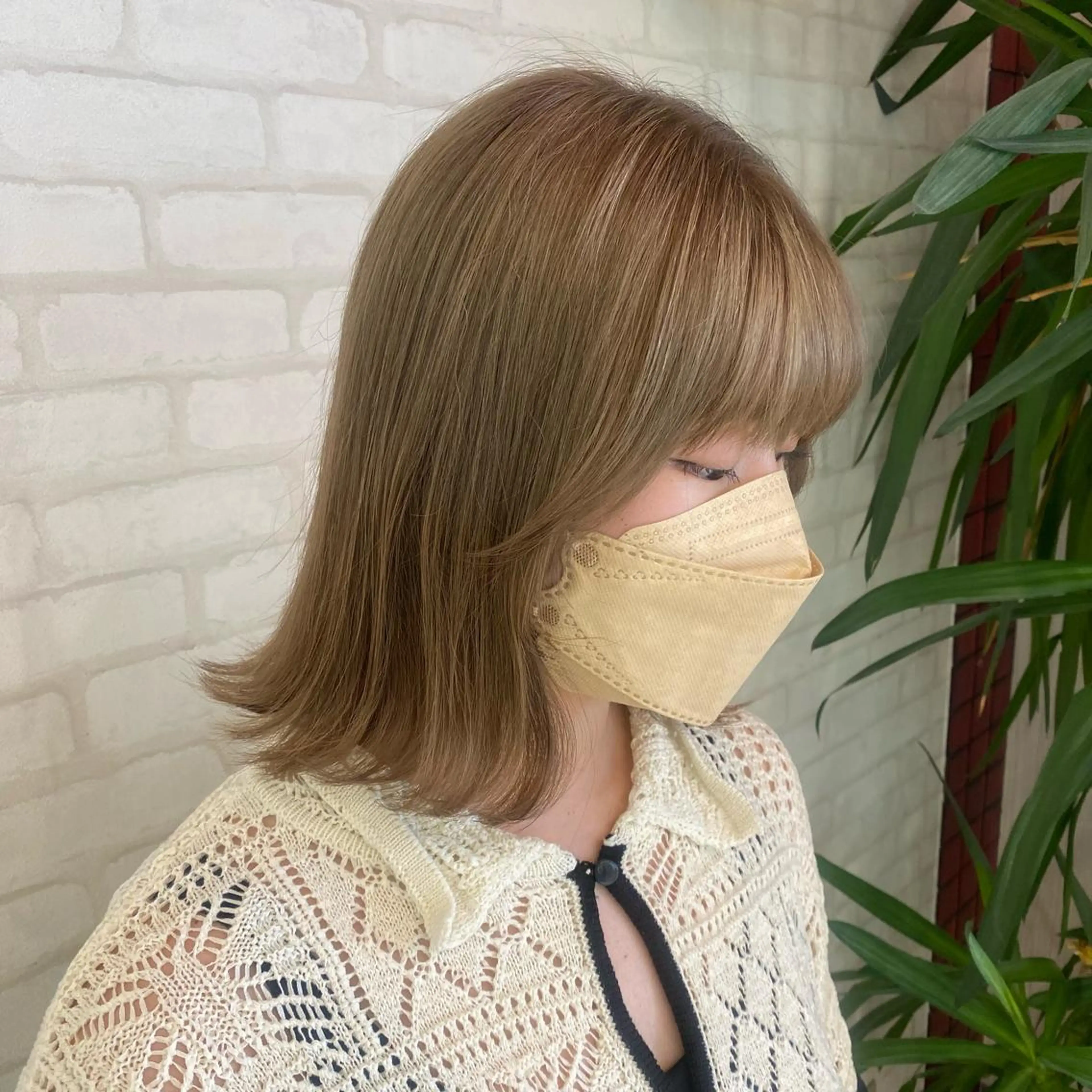 ミディアム カラー カット ヘアカラー トリートメント ノンダメージサロンBonheur銀座並木通り店所属・ULTOWA/銀座 ERIのヘアスタイル