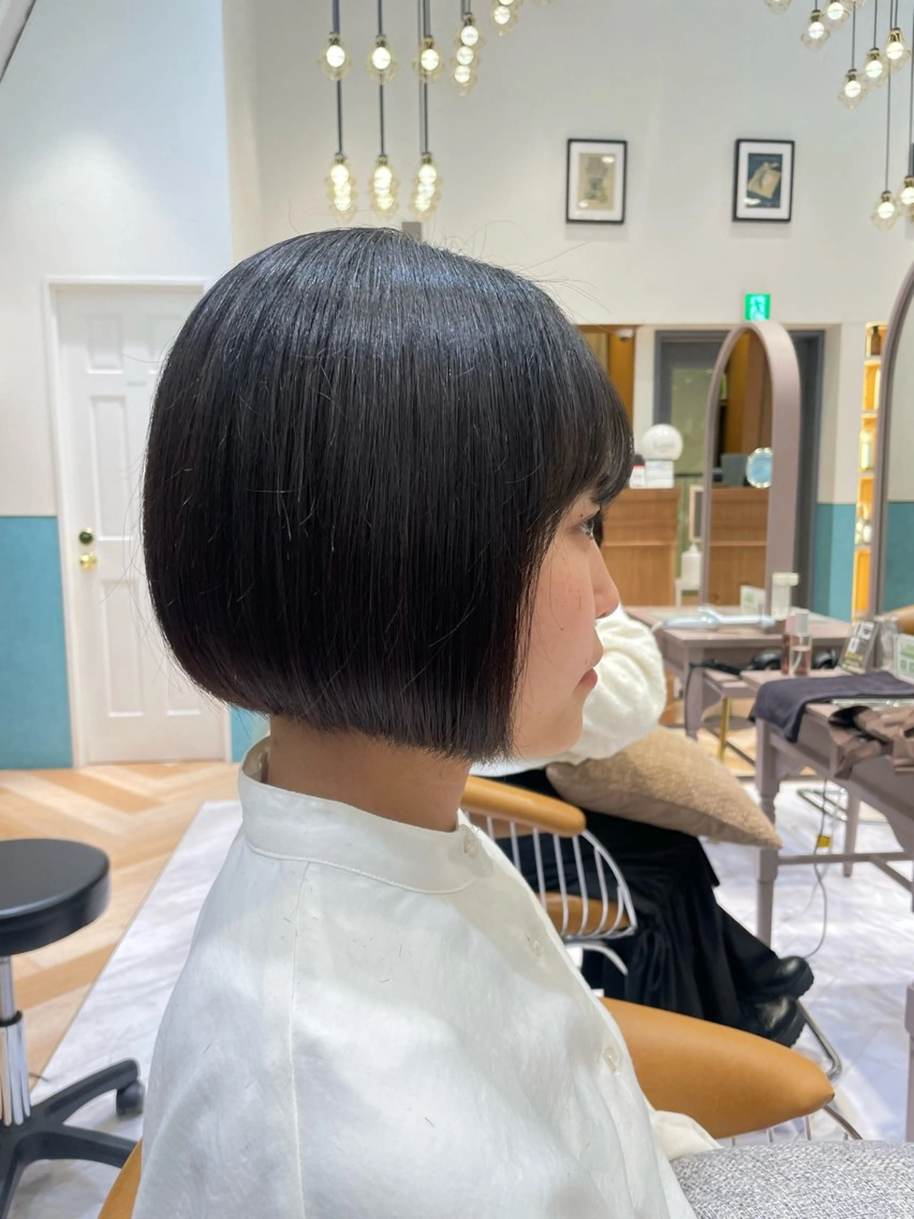 ショート カット ヘアカラー トリートメント 韓国レイヤー 🧸🤍ちずみのヘアスタイル