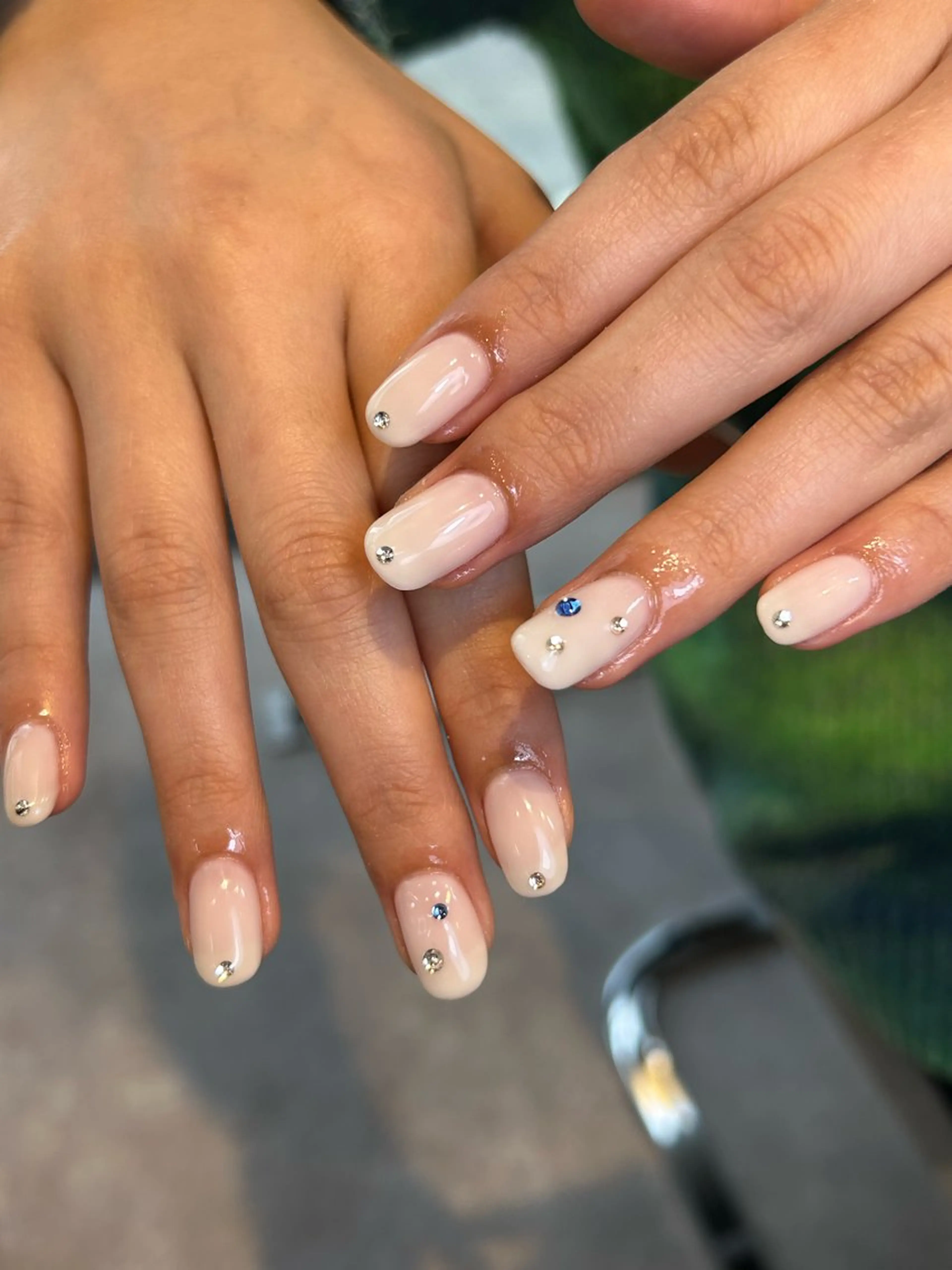 ネイル ストーンネイル Zen Neo 🪸YUKINE🪸のネイルデザイン