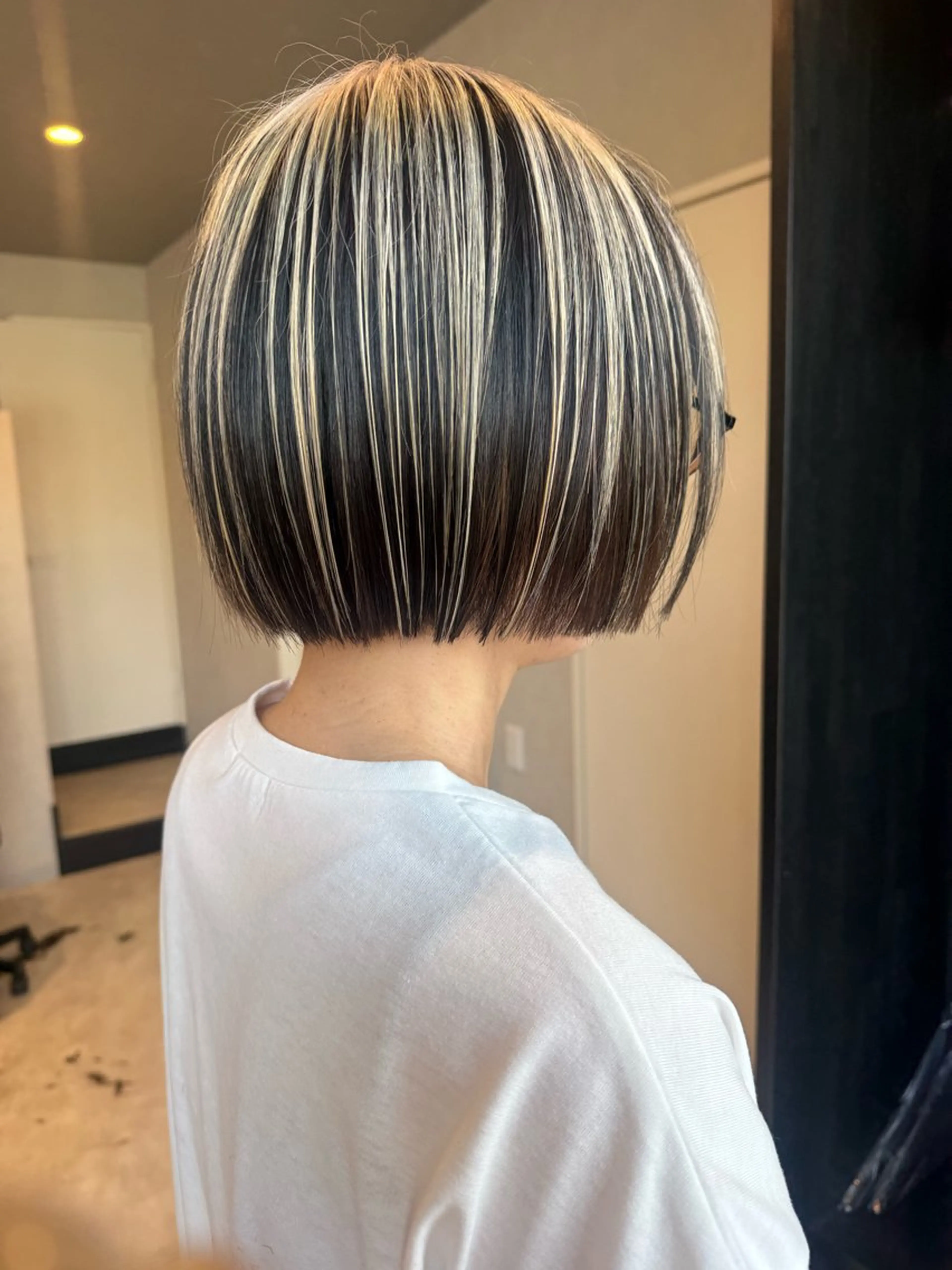 ショート カラー ヘアカラー 透明感カラー/ボブ misaki °*のヘアスタイル