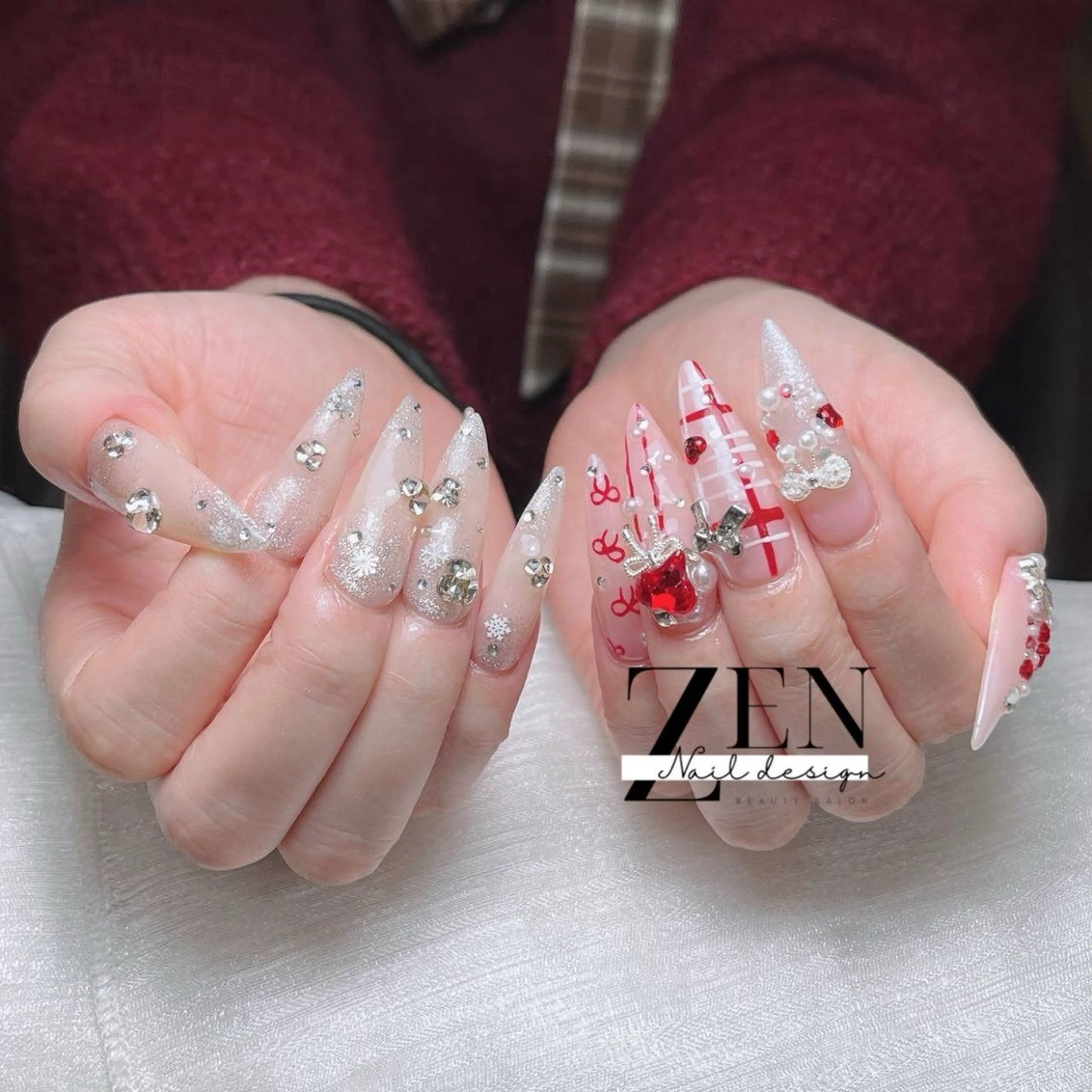 ネイル 持ち込み スカルプネイル ネイルチップ ハンドネイル Zen Nail Design 池袋のネイルデザイン