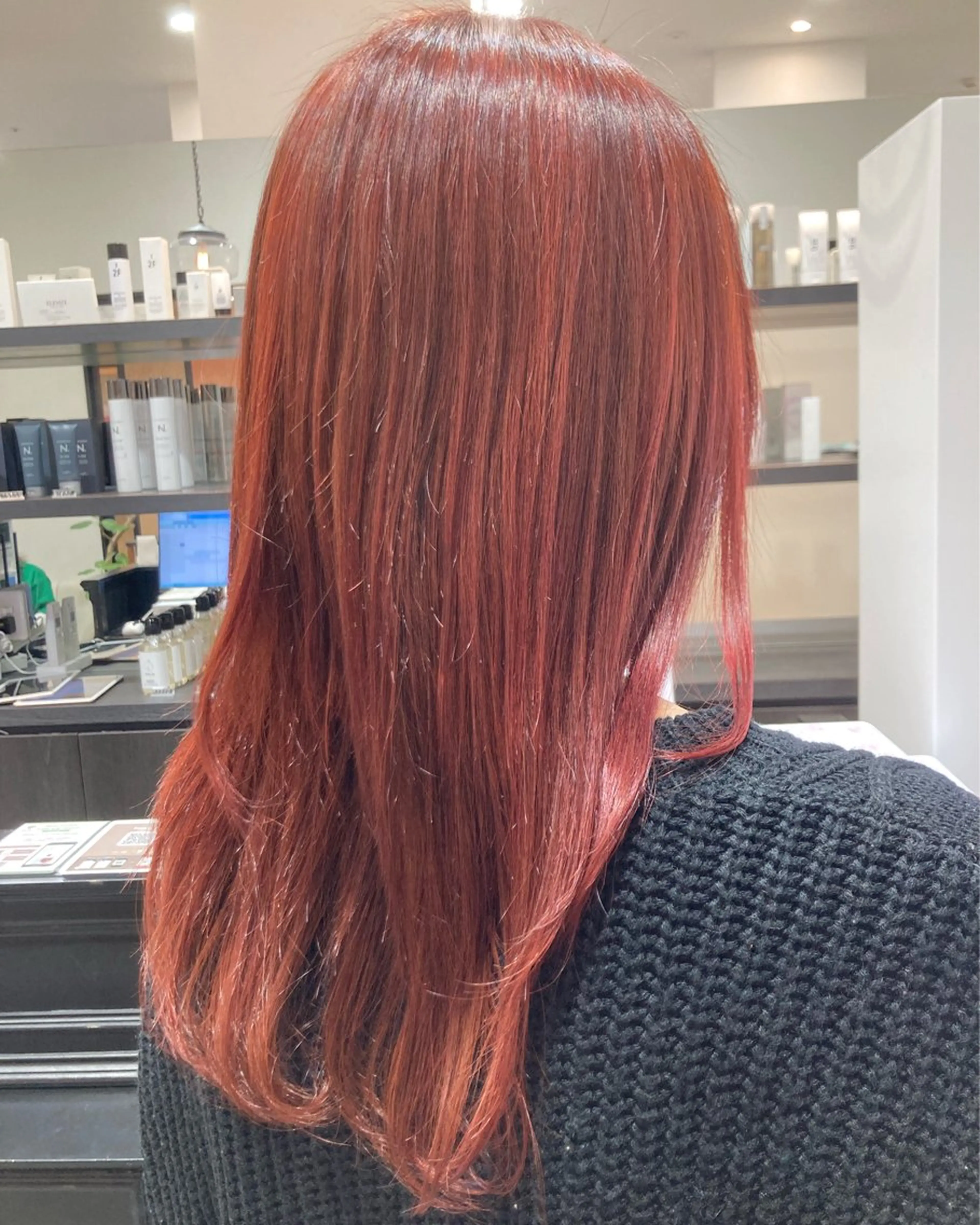 ミディアム カット ヘアカラー トリートメント hair salon rita 野々市所属・中野 幹也のヘアスタイル