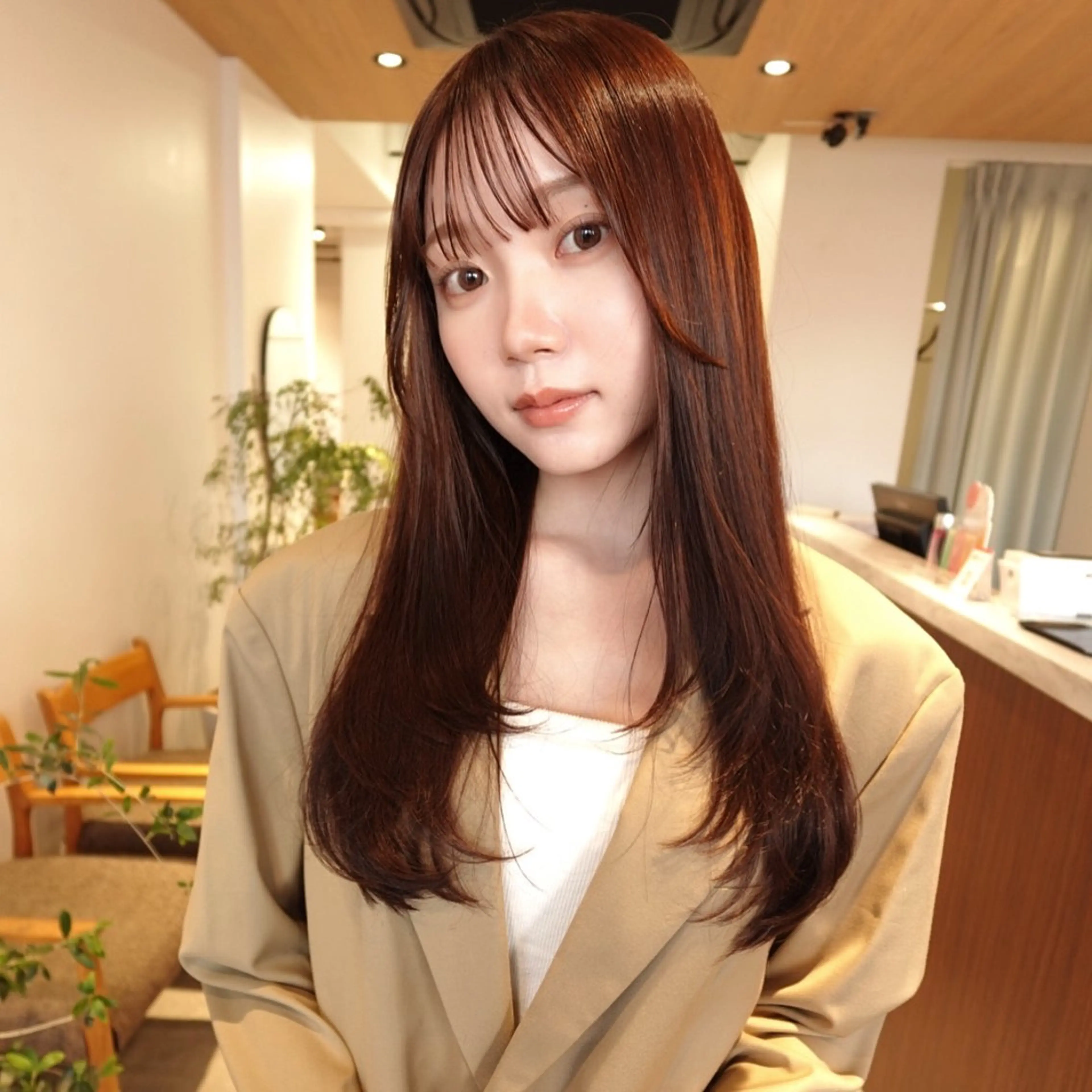 ロング カラー レイヤーカット K-two 谷町店所属・K-two谷町❄️ hinaのヘアスタイル