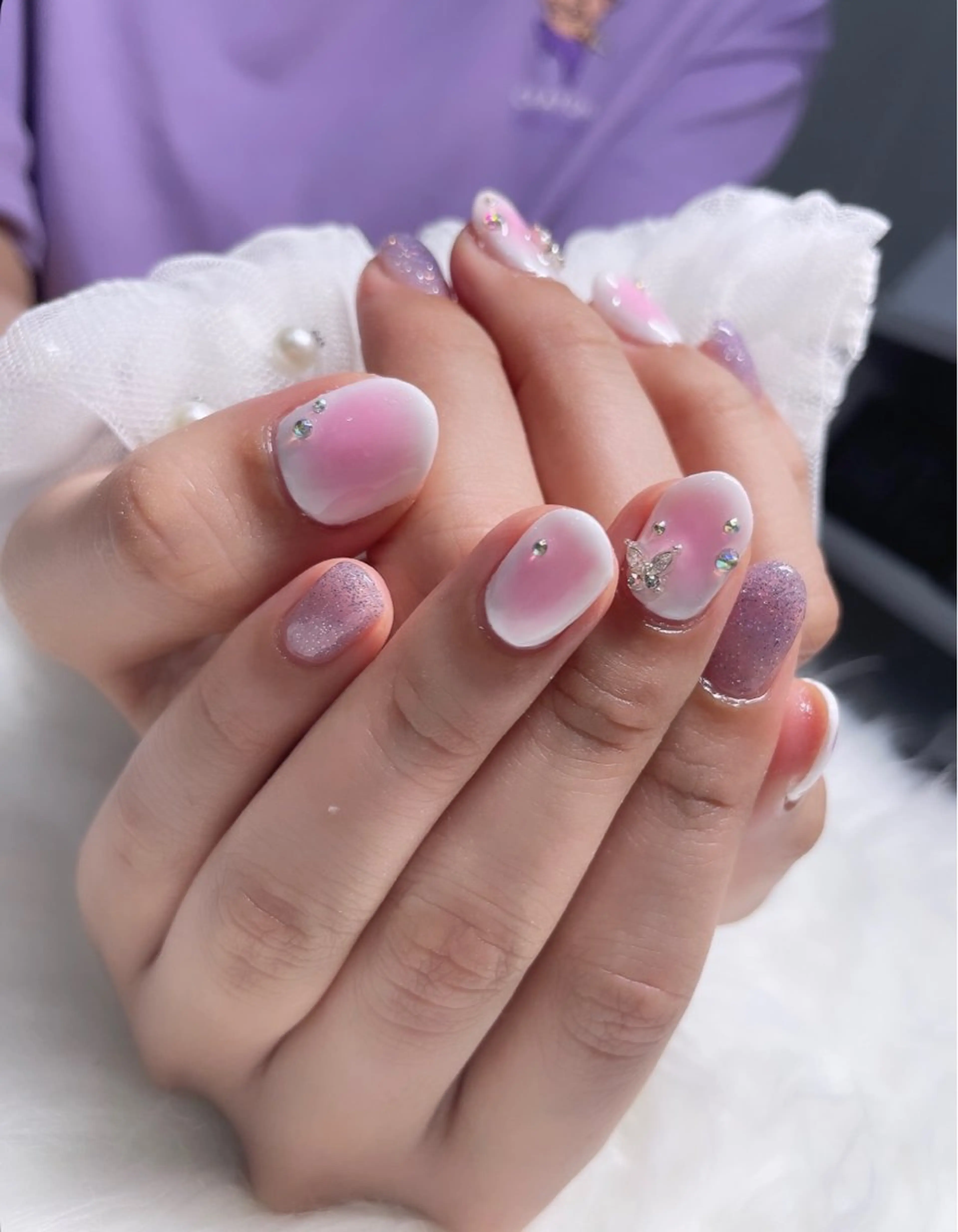 ミディアム ハンドネイル salon  Liange所属・La maharo YUのネイルデザイン