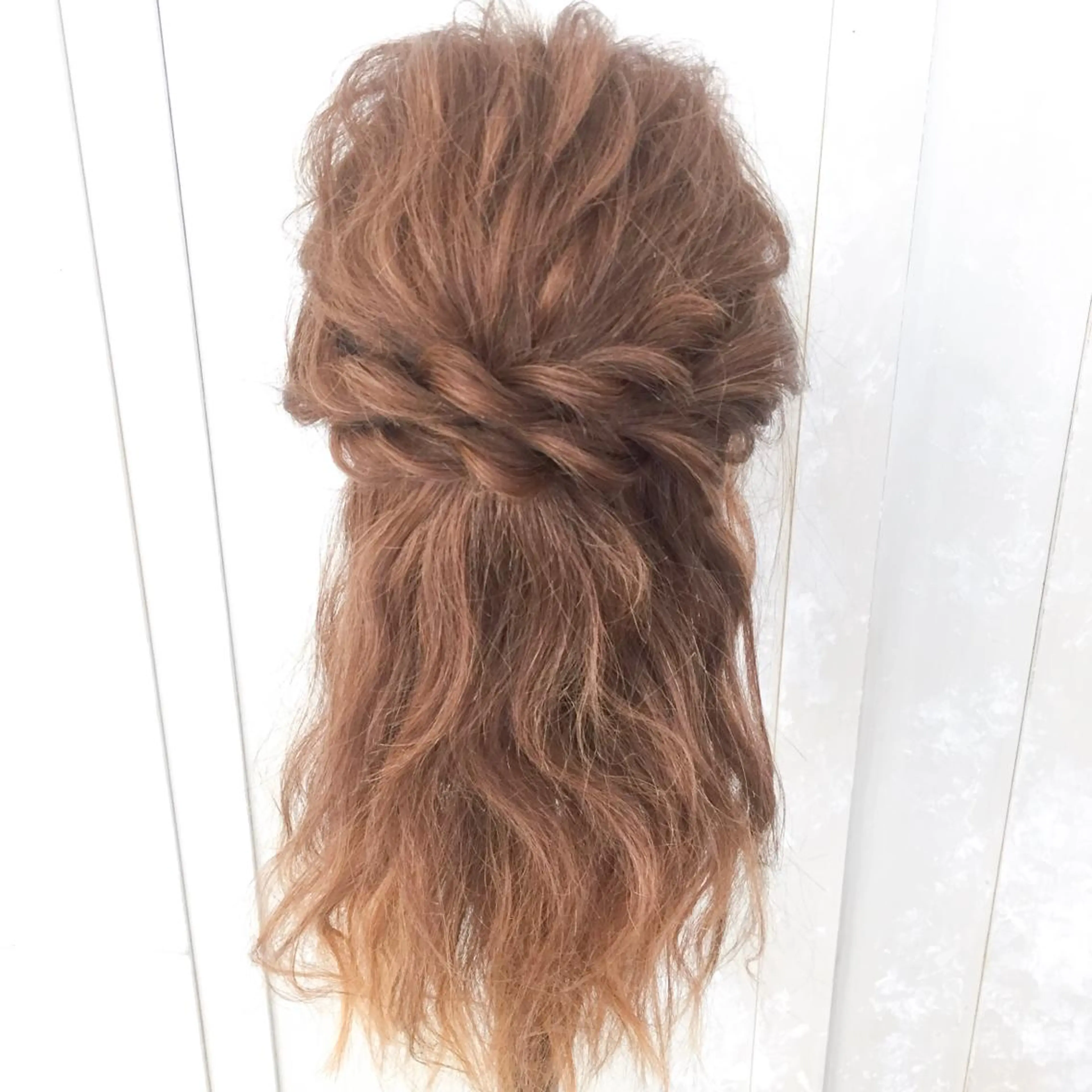 ミディアム ヘアアレンジ 横浜🍒カット エクステ／RIEのヘアスタイル