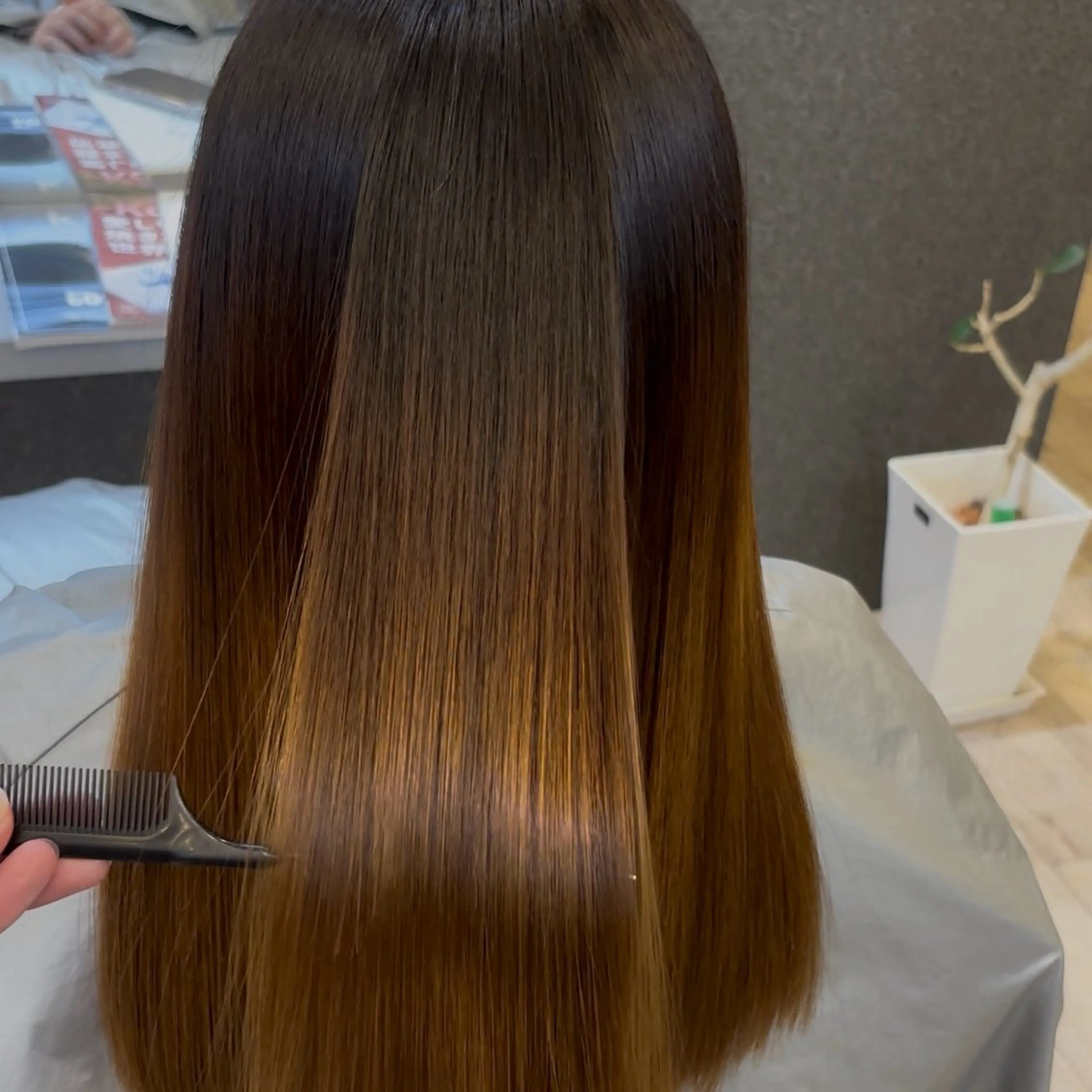 ロング Agu hair aubel 長岡古正寺所属・🩷縮毛矯正特化🩷 ブリーチ毛でも可のヘアスタイル