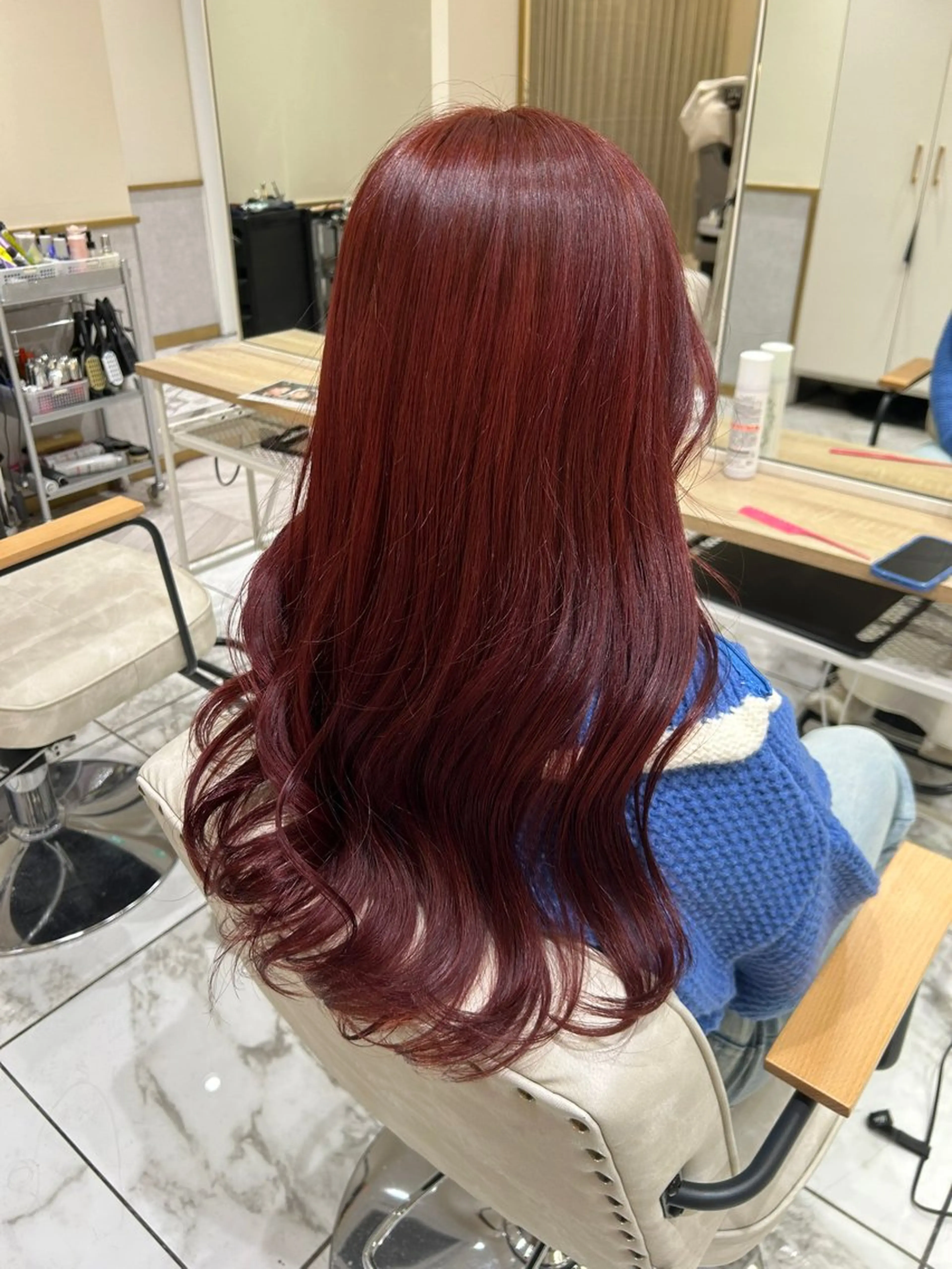 ロング カラー ヘアカラー 🦋sana🦋 🫧透明感カラー🫧のヘアスタイル