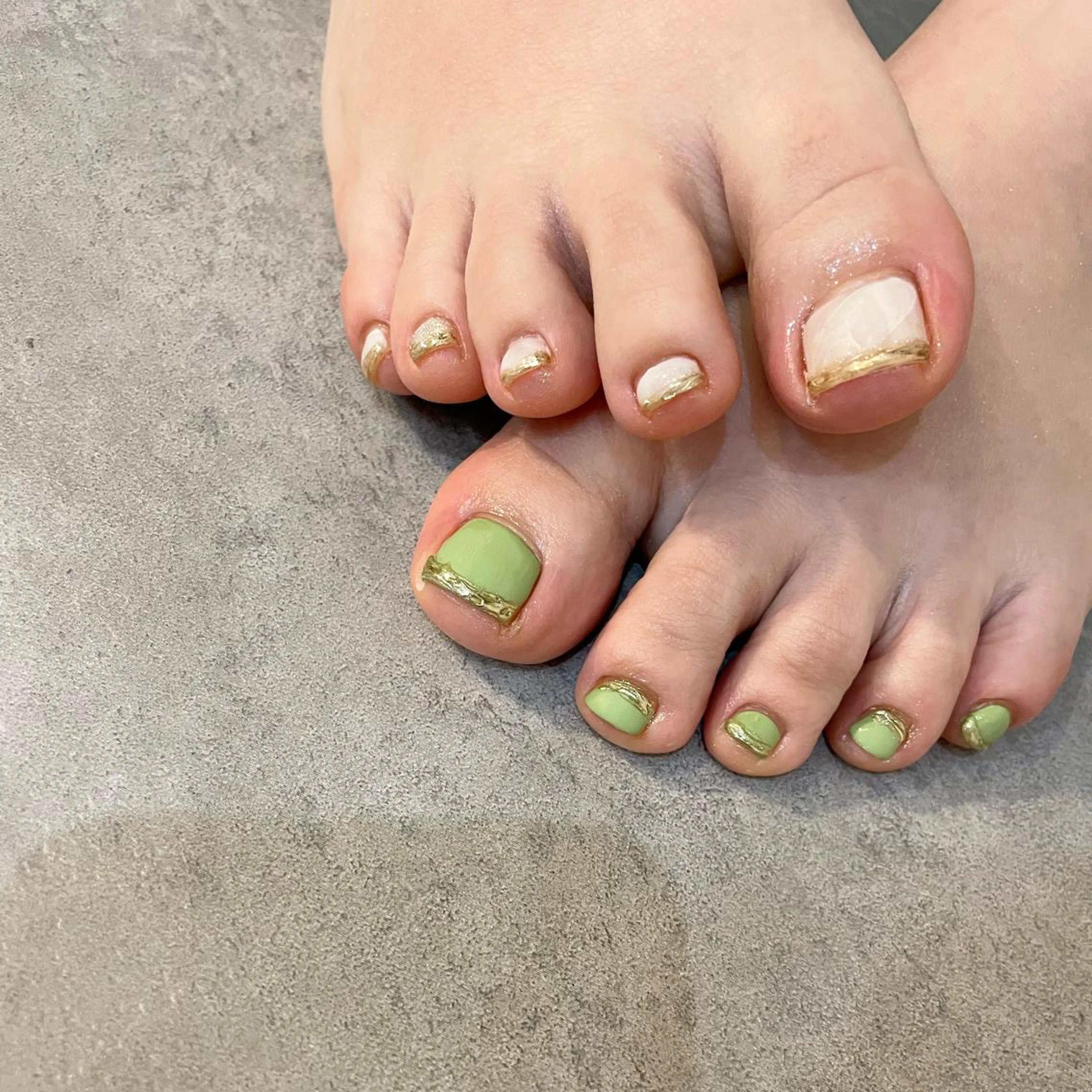 ネイル ピスタチオネイル Nail Salon Gummi.のネイルデザイン