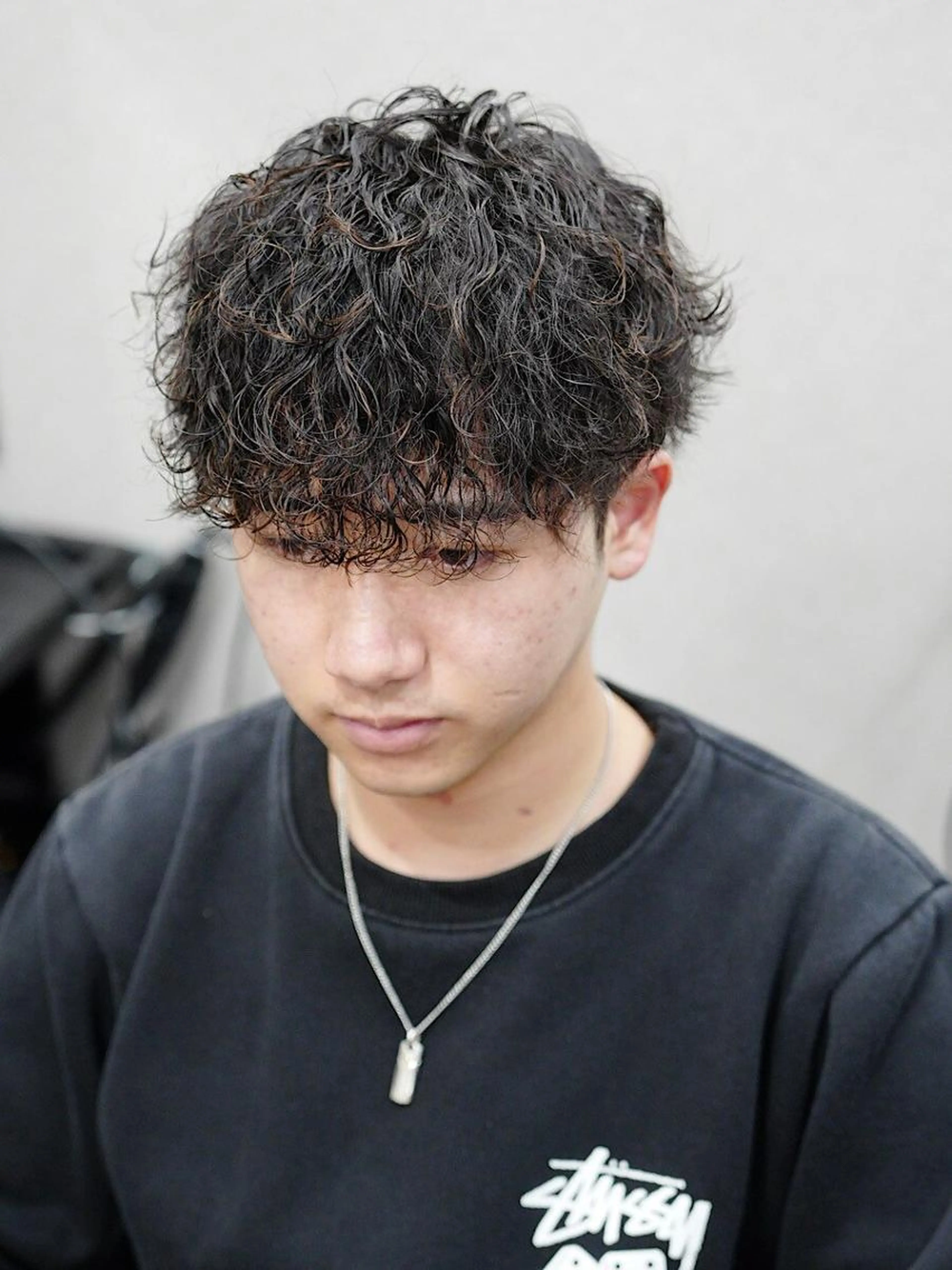 メンズカット＋波巻きパーマの写真