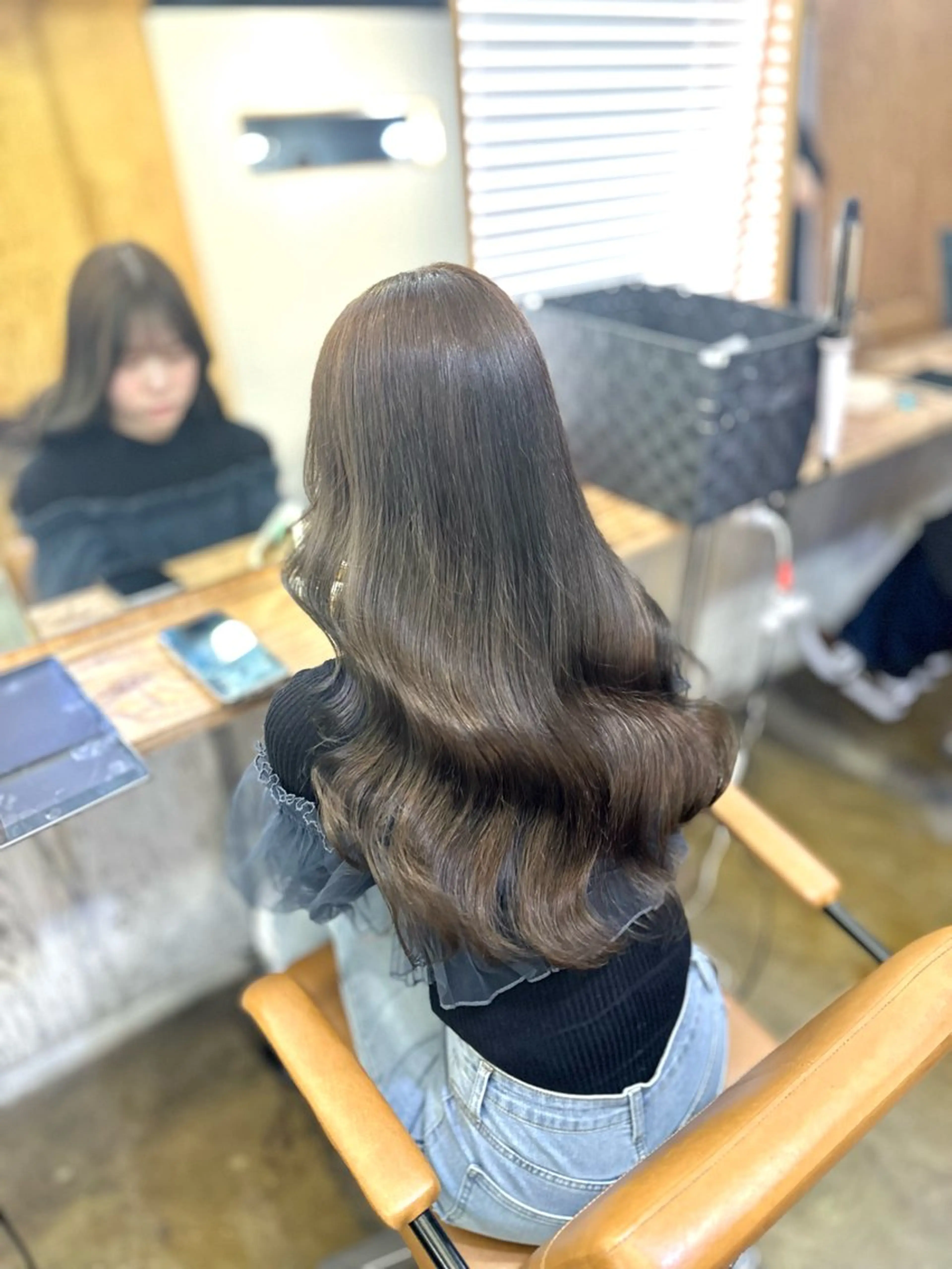 ロング カラー ヘアカラー ︎︎カイ ミズキ 🐰𝜗𝜚のヘアスタイル