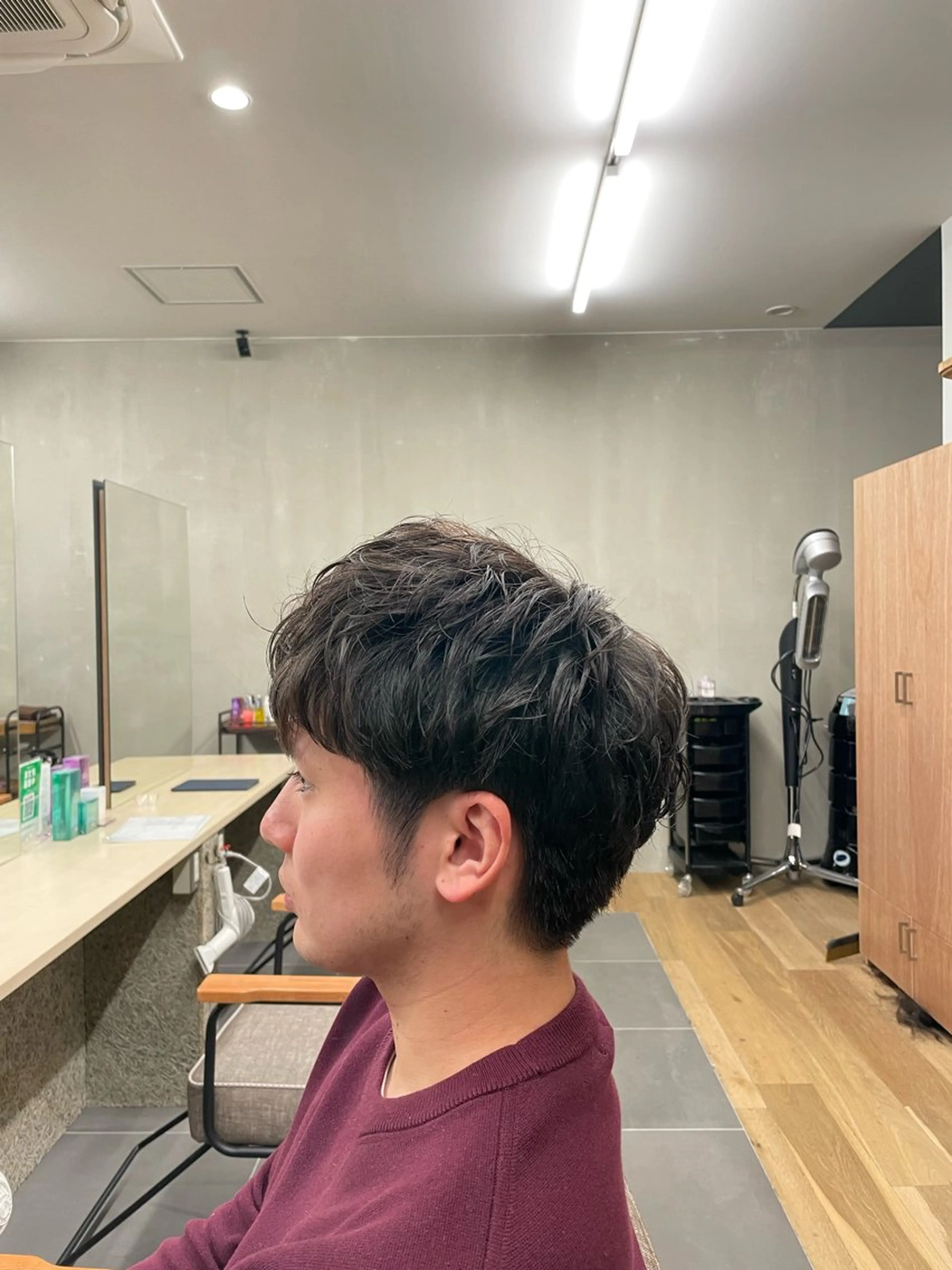 メンズ 遠藤 健登のヘアスタイル