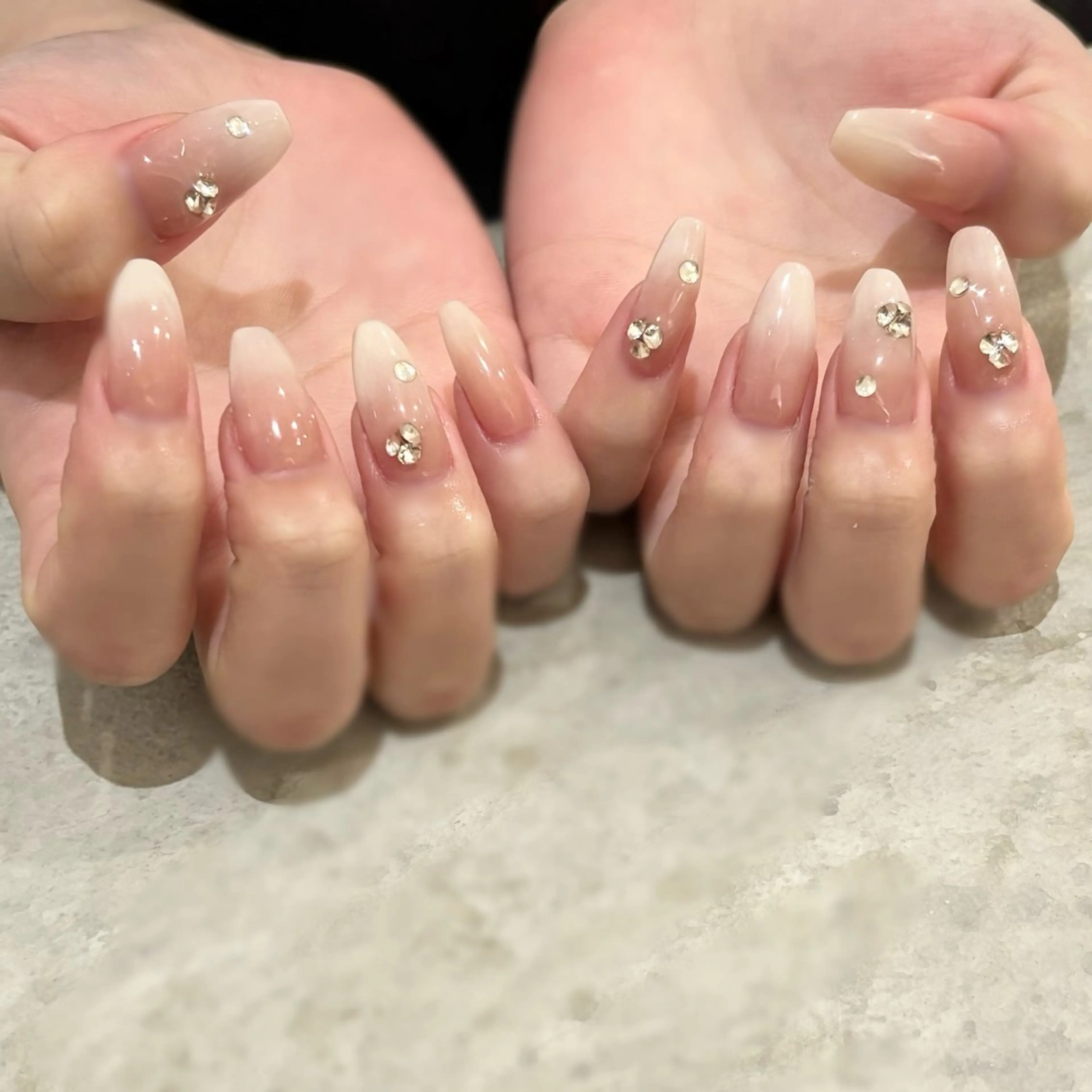 モデル様募集:カラーグラデーション🎀【オフあり】◎甘皮ケア付きの写真