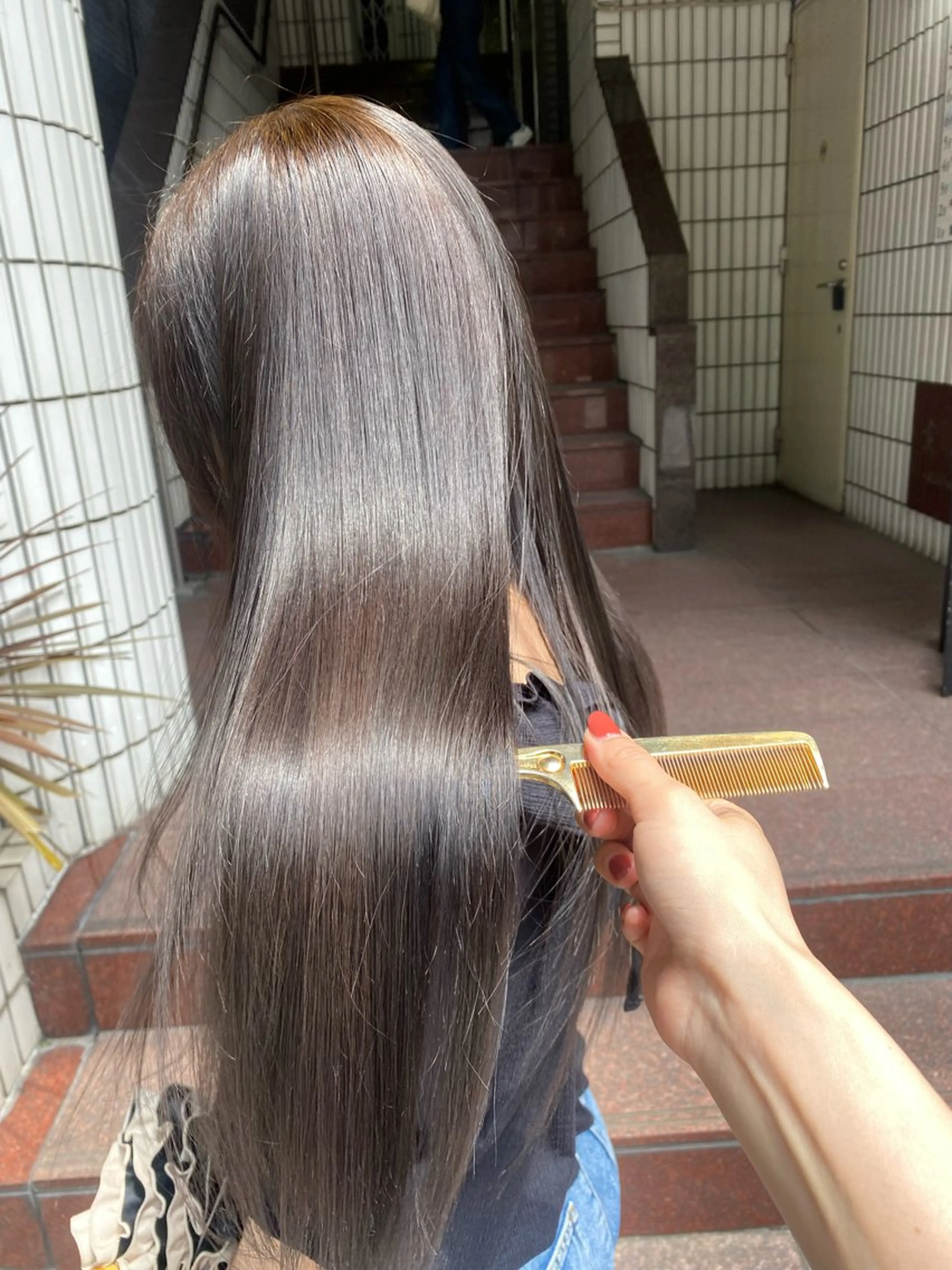 ロング トリートメント カット motel所属・モデルや芸能人も通う ✨マンツーマンサロンのヘアスタイル