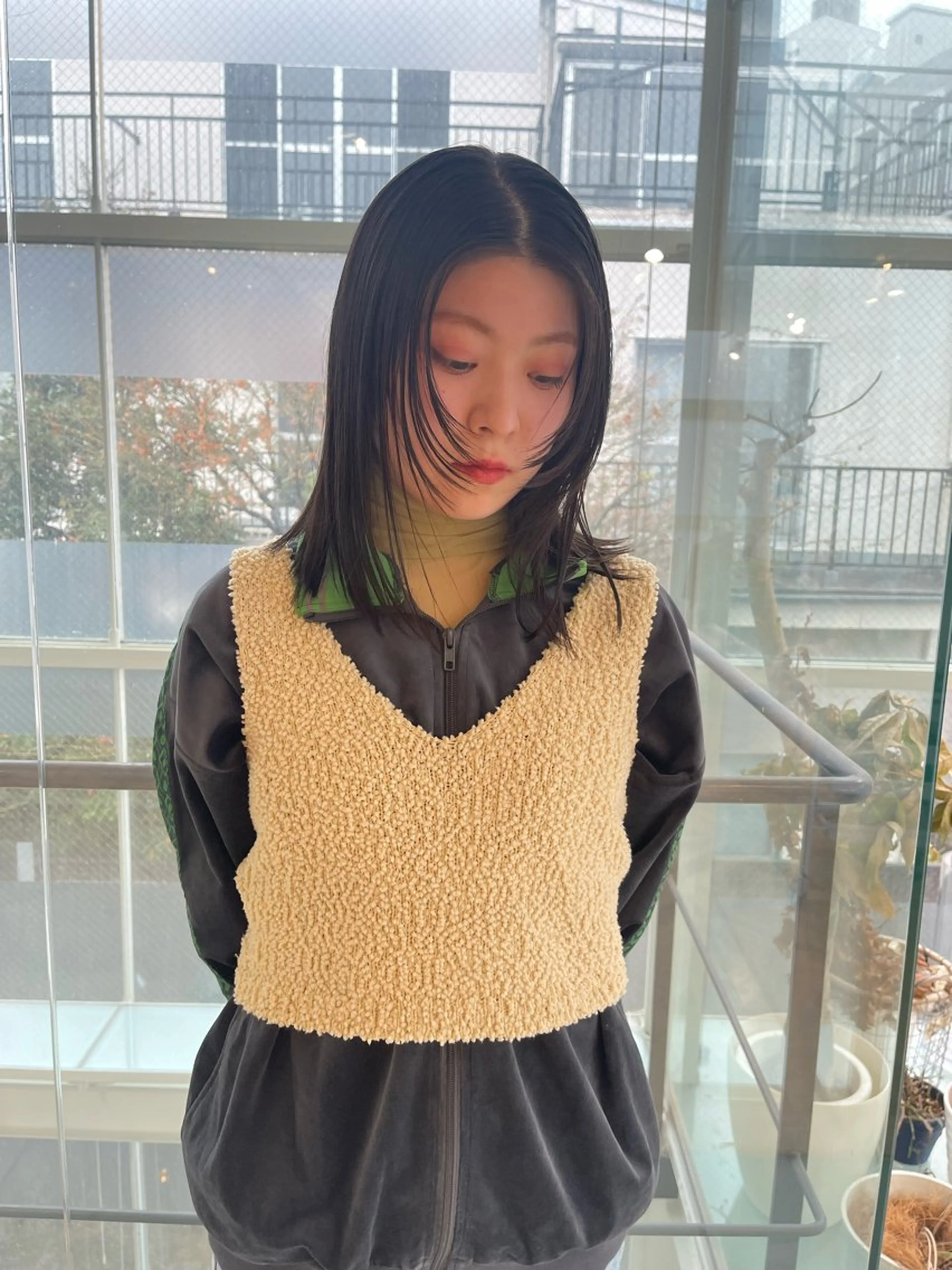 ミディアム ミディアムレイヤー レイヤーカット ボブ/レイヤー /河内温太のヘアスタイル