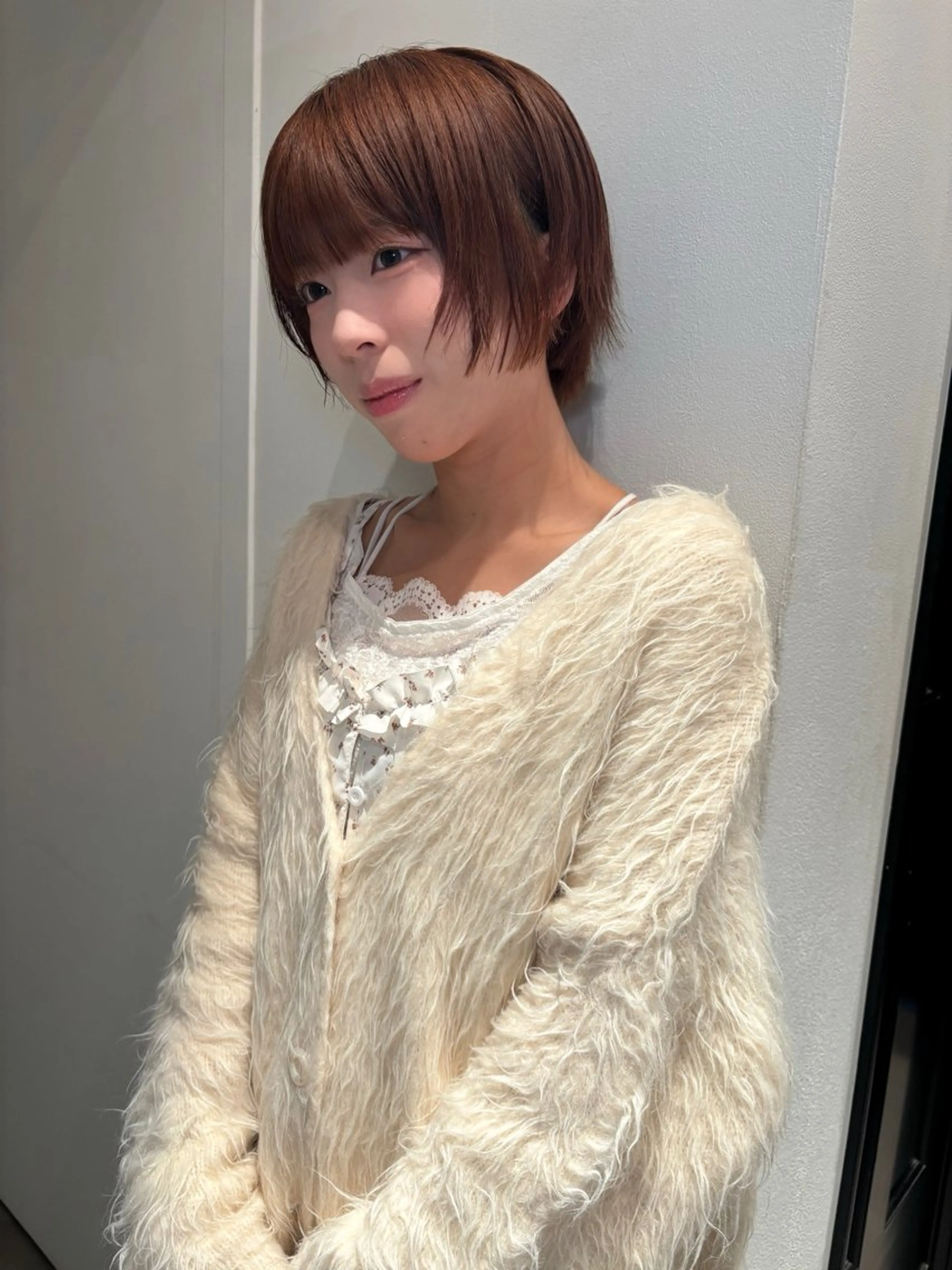 ショート riria/ボブ /ブラウンカラー🎀のヘアスタイル