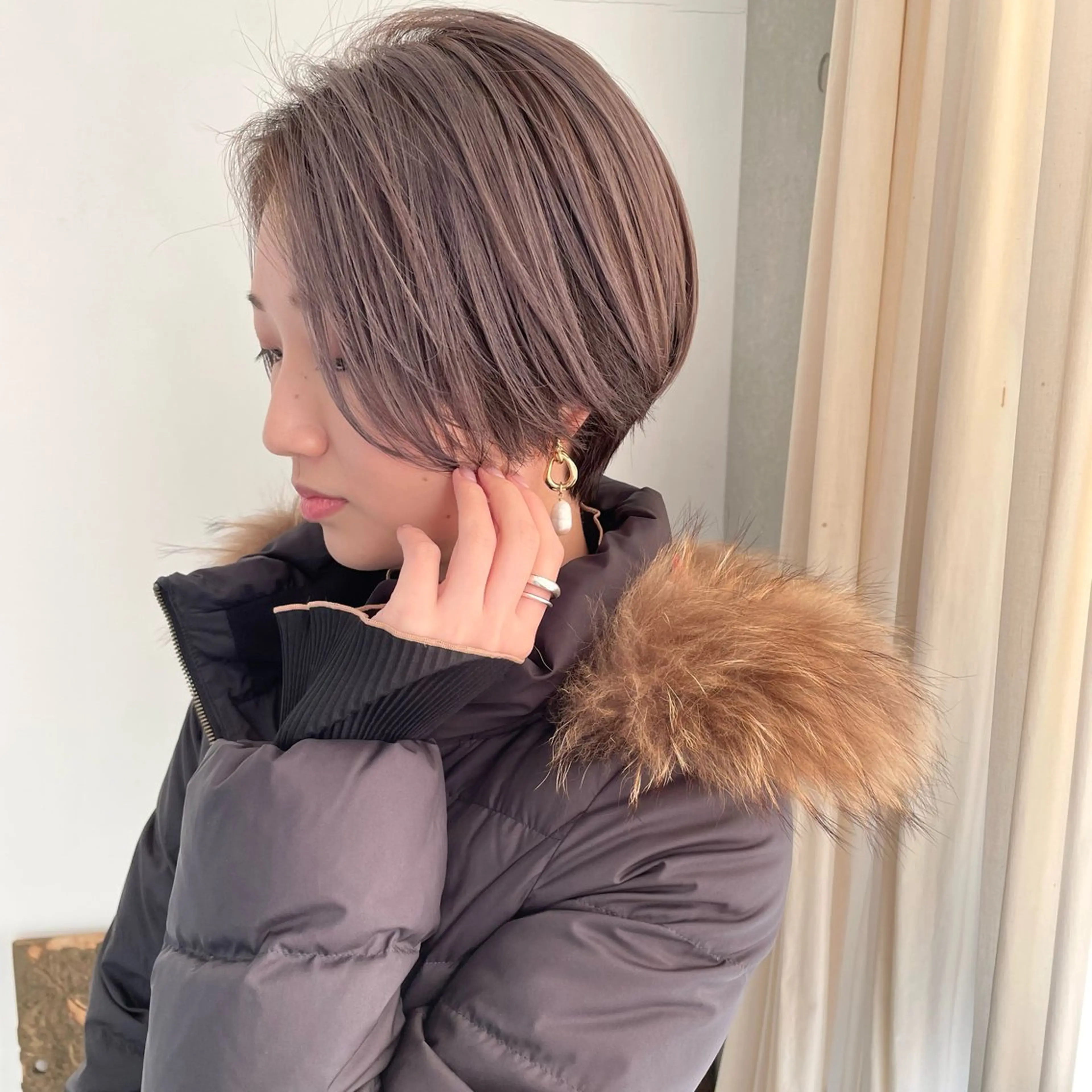 ショート カラー ハンサムショート ショートヘア カット ヘアカラー ショート/ブリーチ mizuki🐋のヘアスタイル