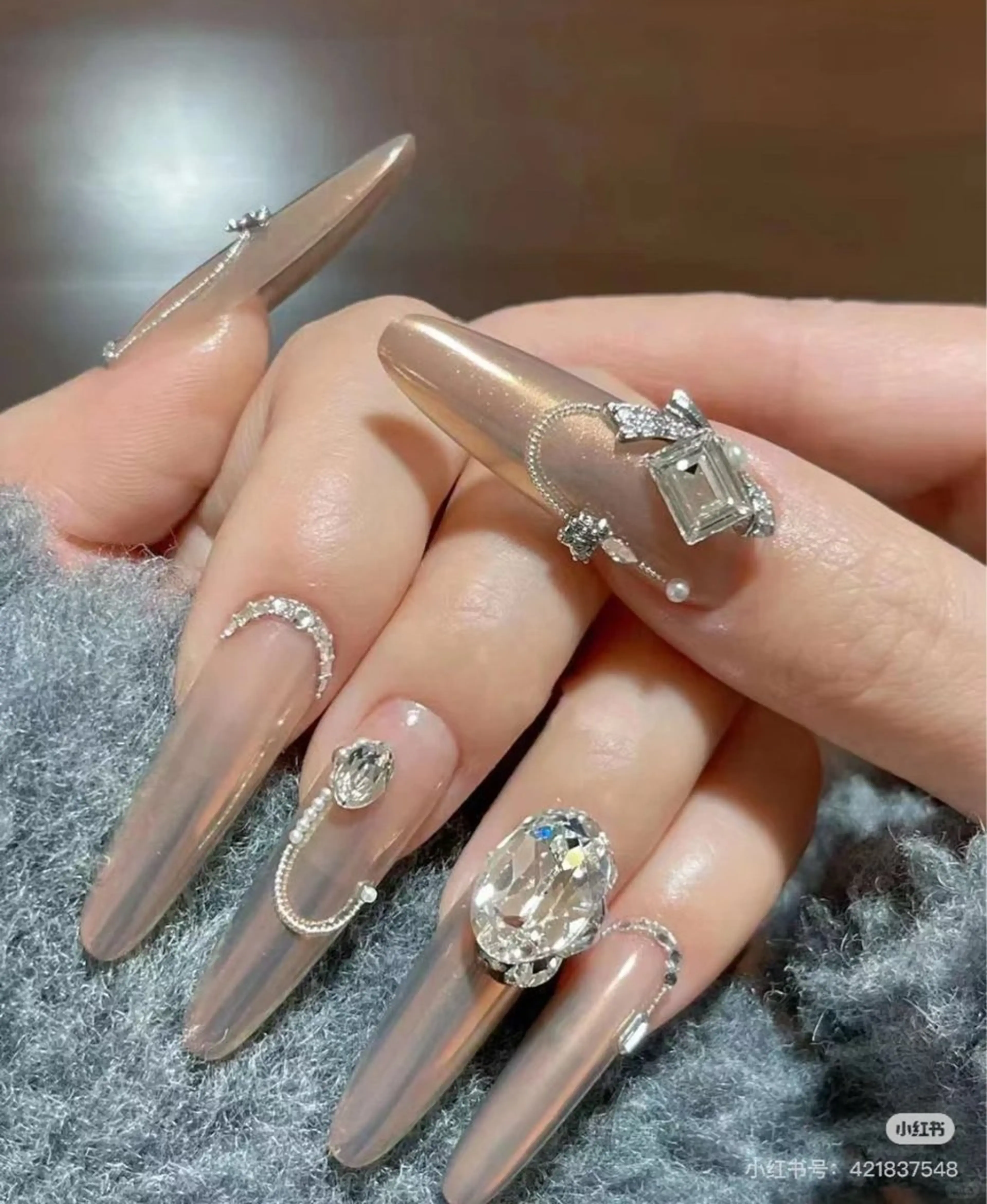 JRネイリスト　チップ長さだし　　パーツつけ放題　オフありの写真