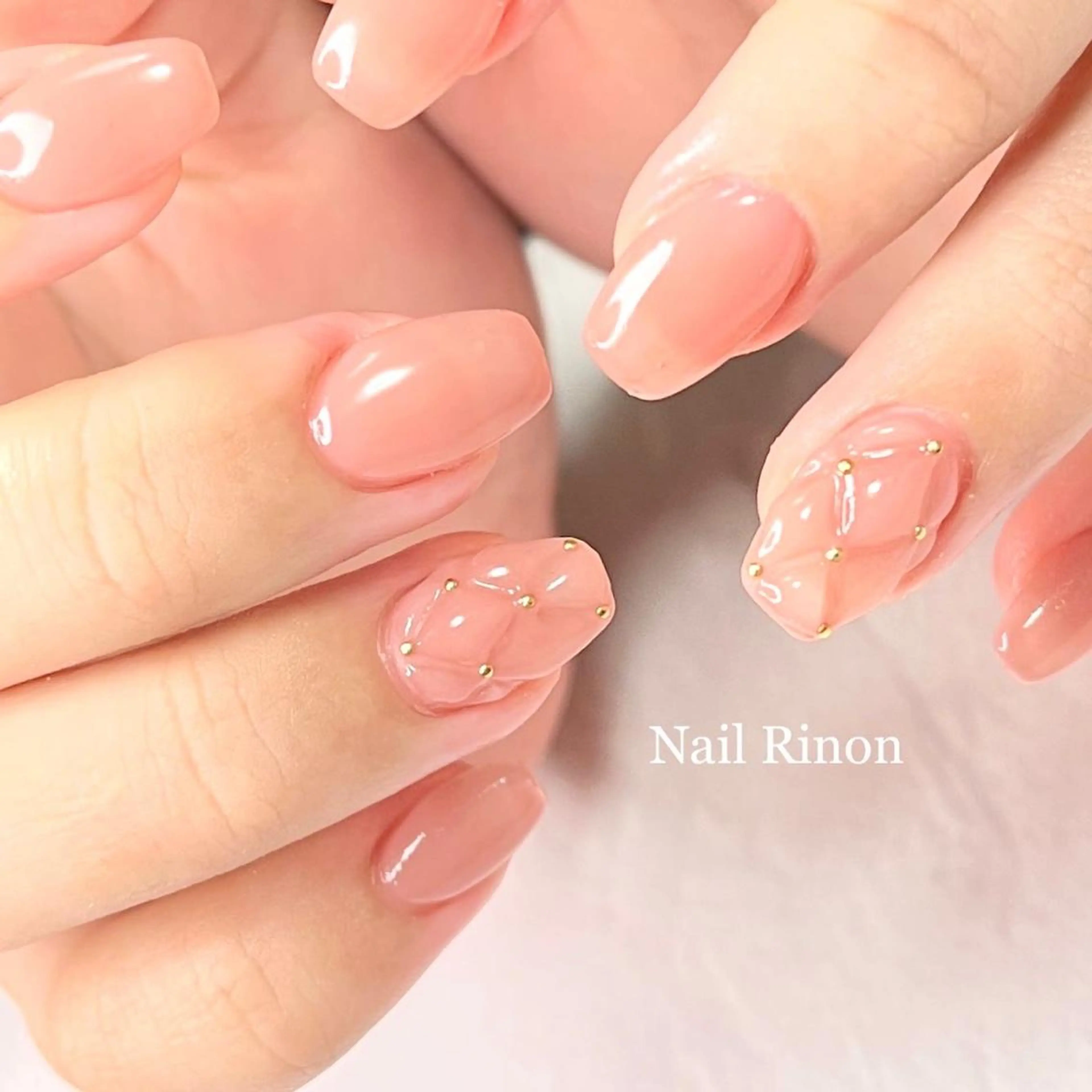 ネイル ぷっくりネイル ハンドネイル Nail Rinonのネイルデザイン