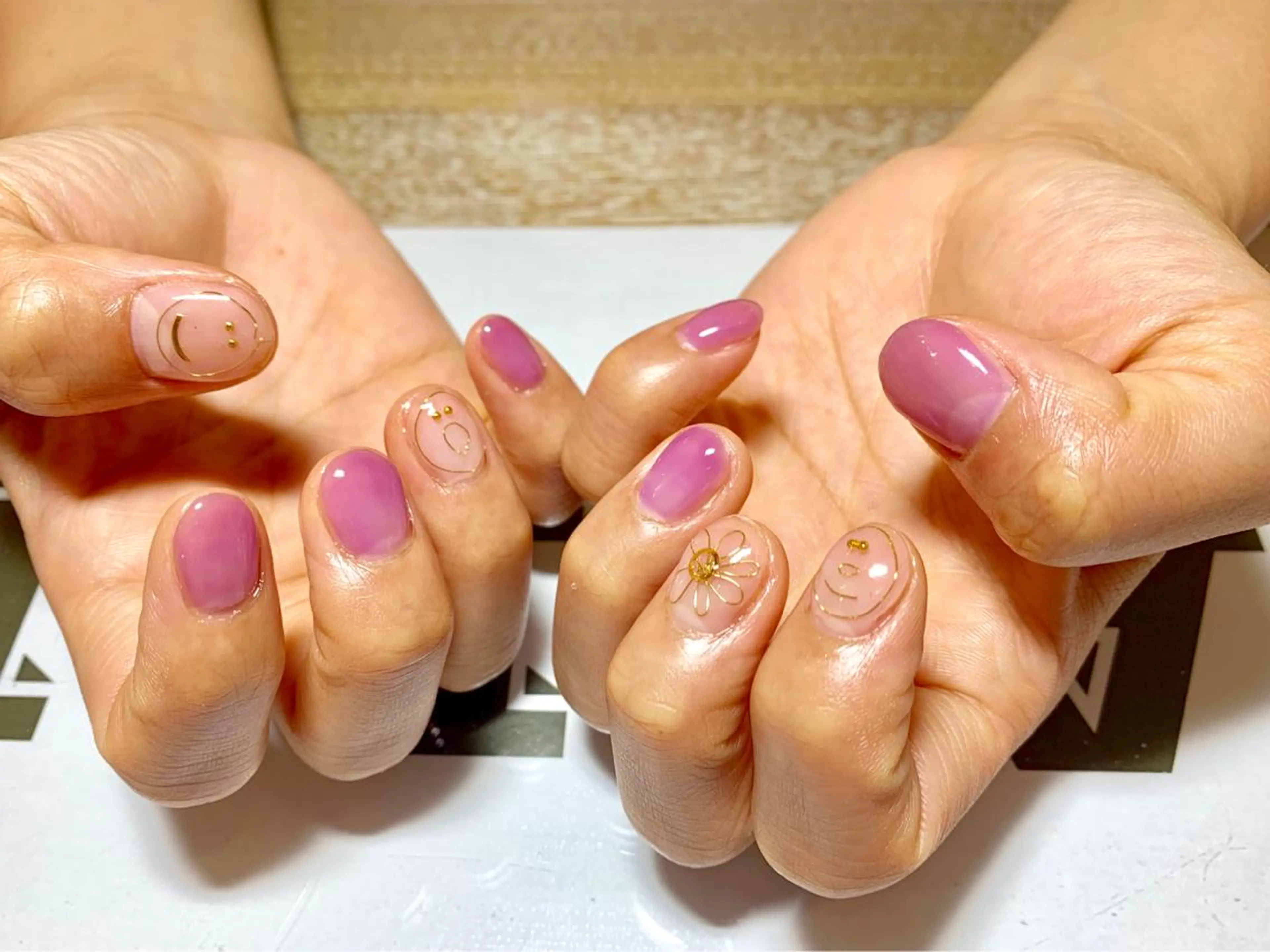 ネイル ハンドネイル JuniNail韓国 ネイリストsuのネイルデザイン