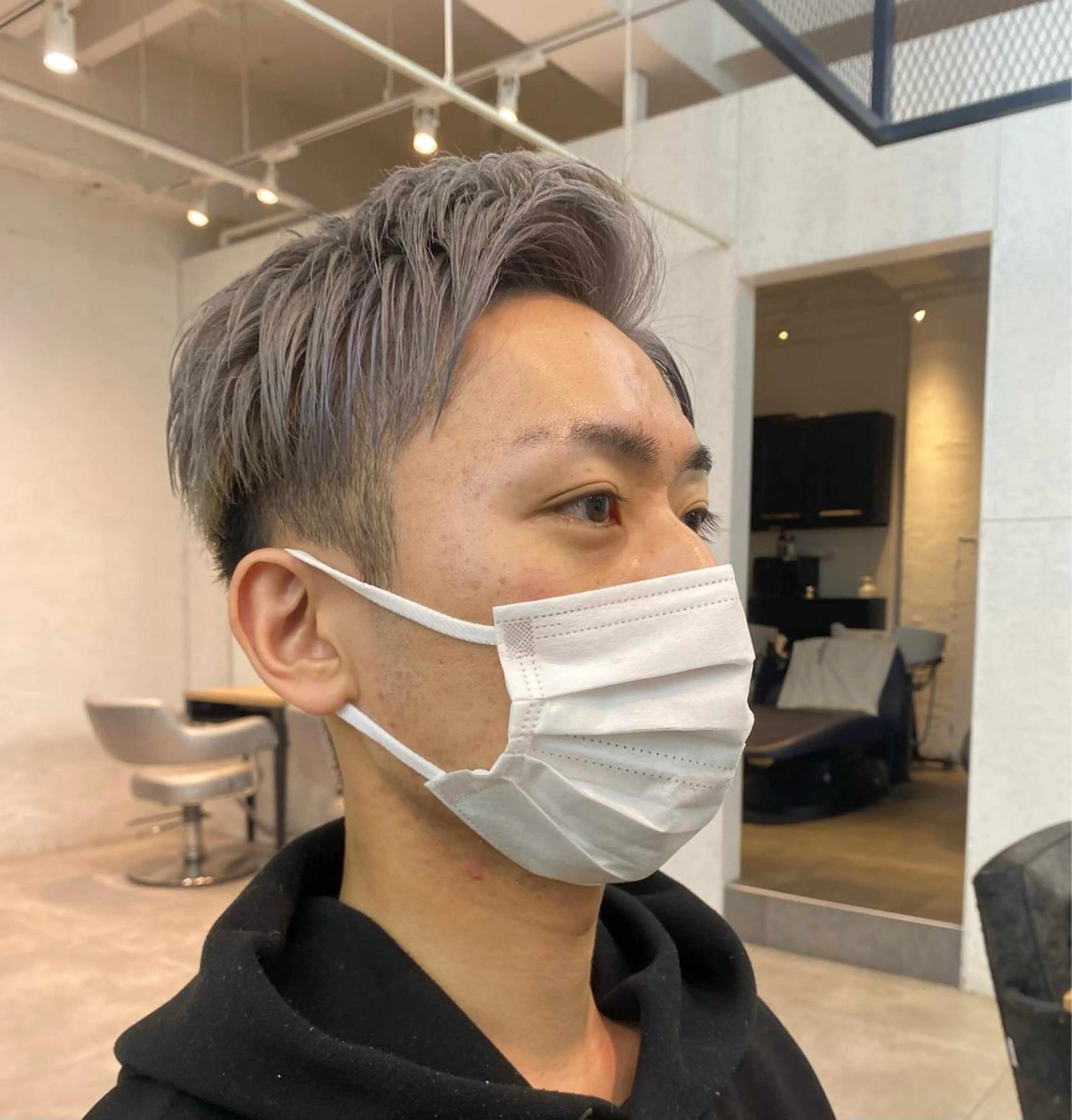 カラー メンズ 酸性ストレート・ メンズ 三原 楊子のヘアスタイル