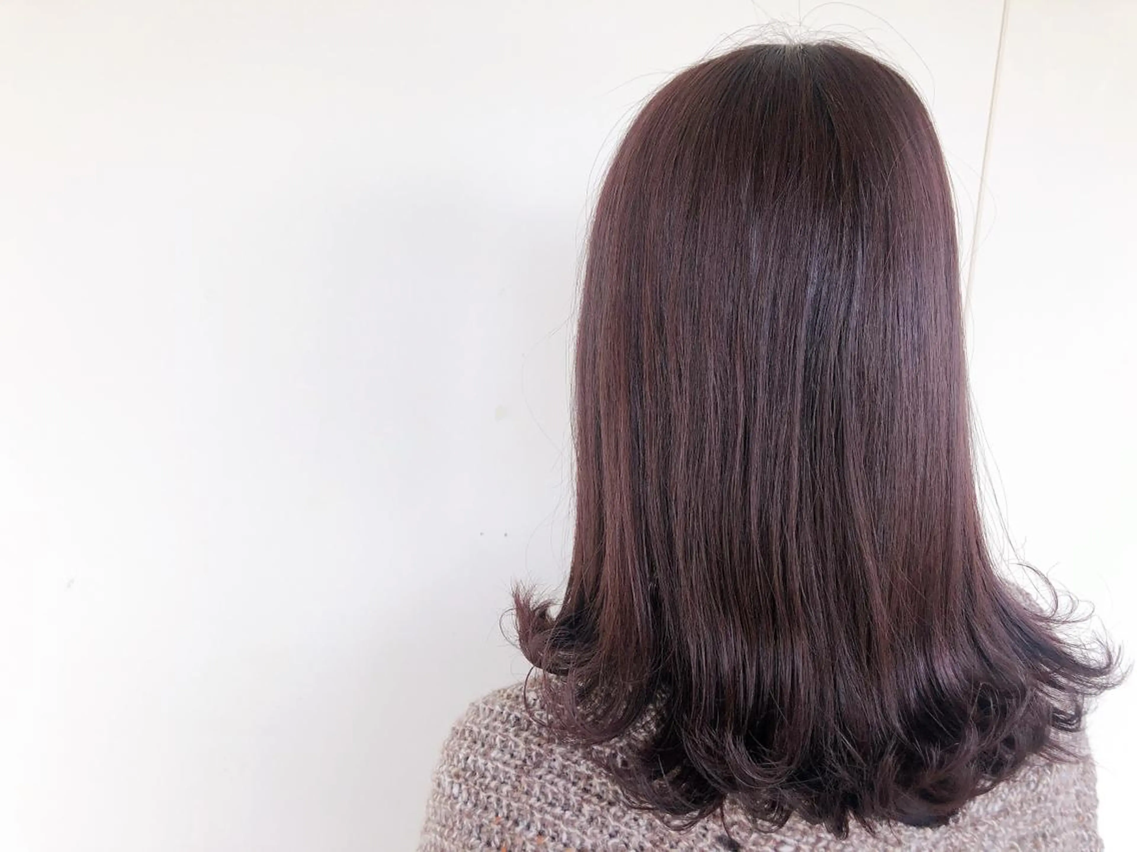 ミディアム カラー 上田 和紀子のヘアスタイル