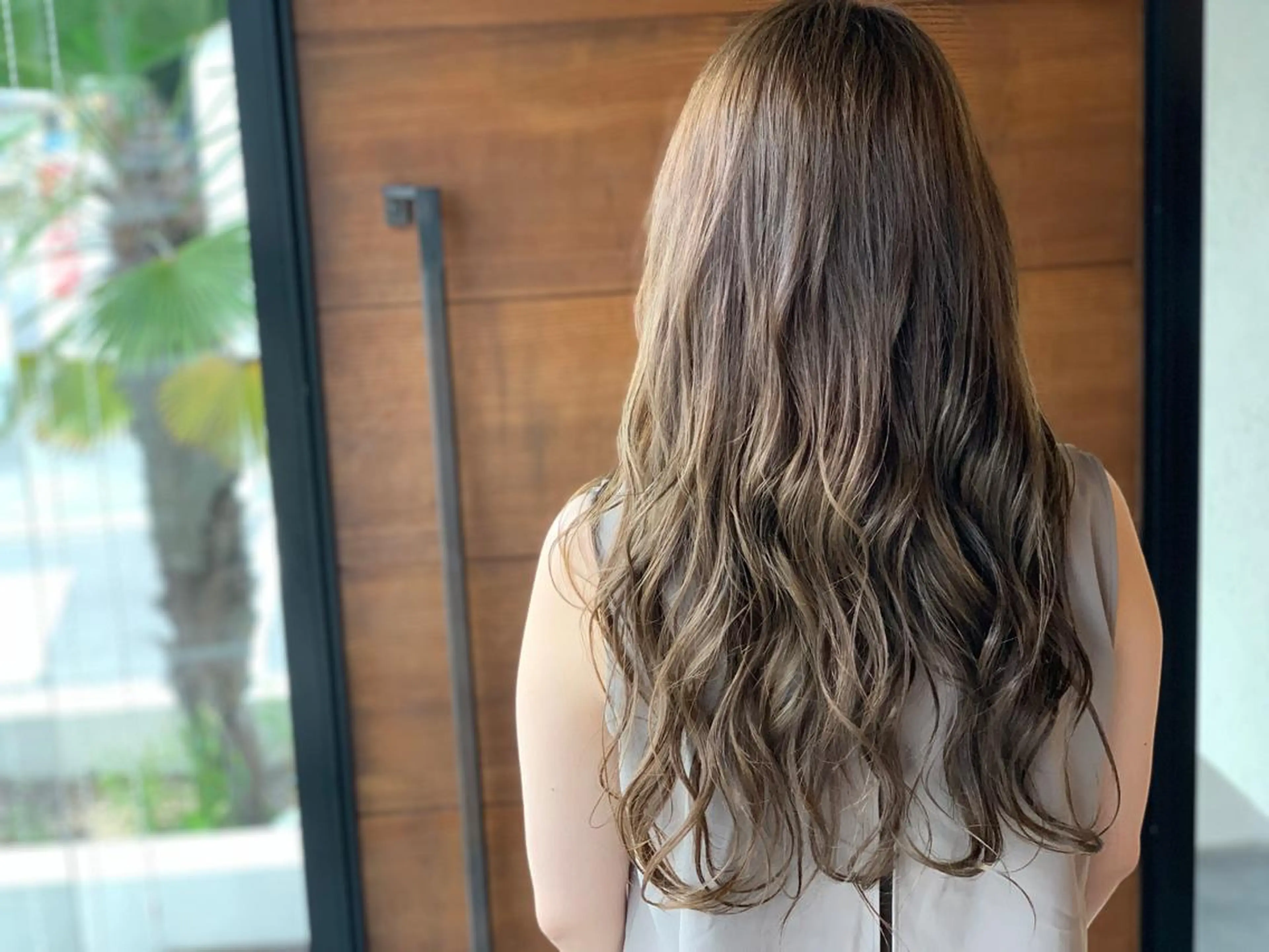 ロング カラー ヘアカラー トリートメント IORI #韓国ヘア#髪質改善のヘアスタイル