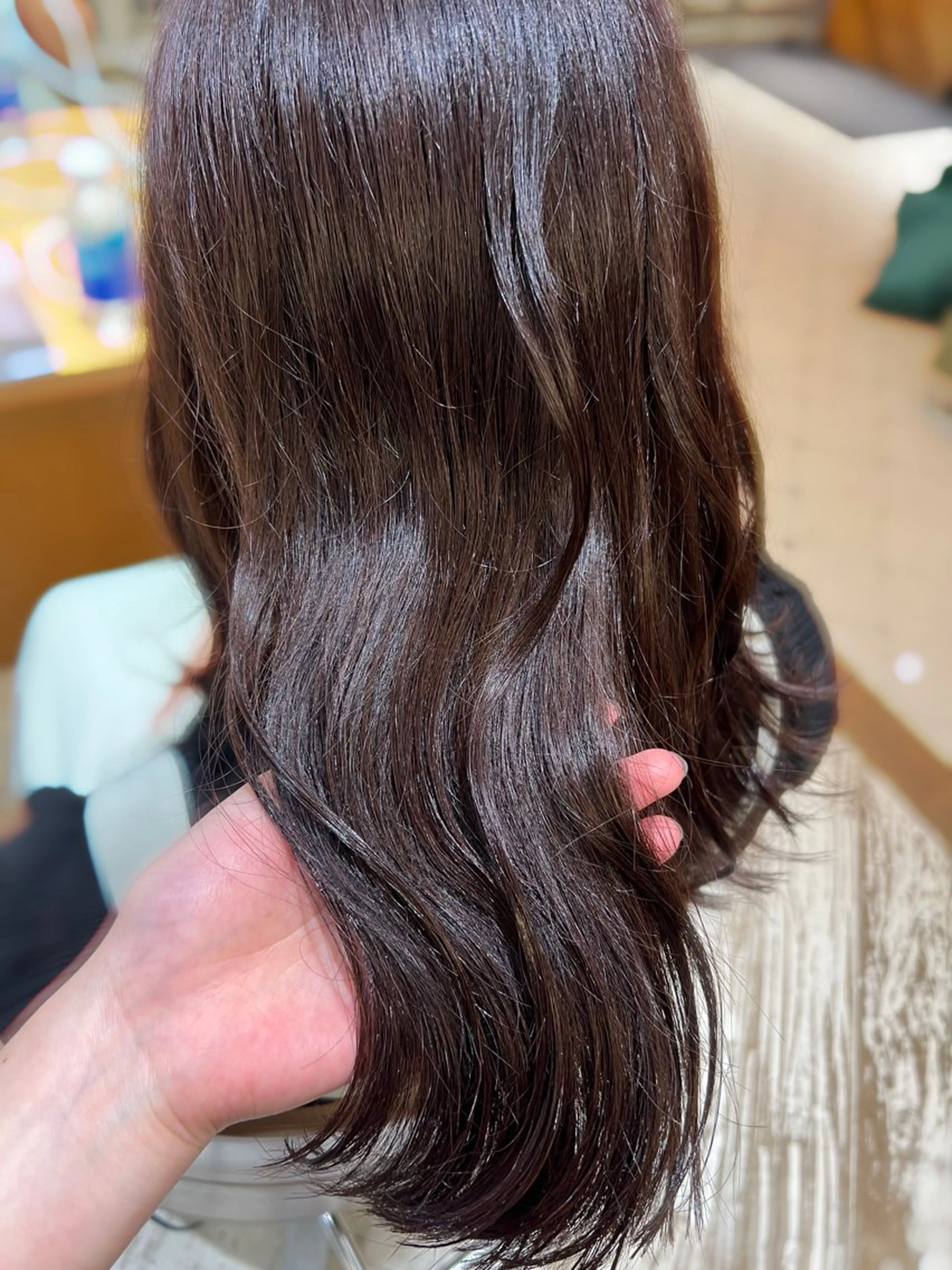 カラー ディープラベンダー ラベンダーカラー ﾕｳﾅ/ ストレートパーマ🐰のヘアスタイル