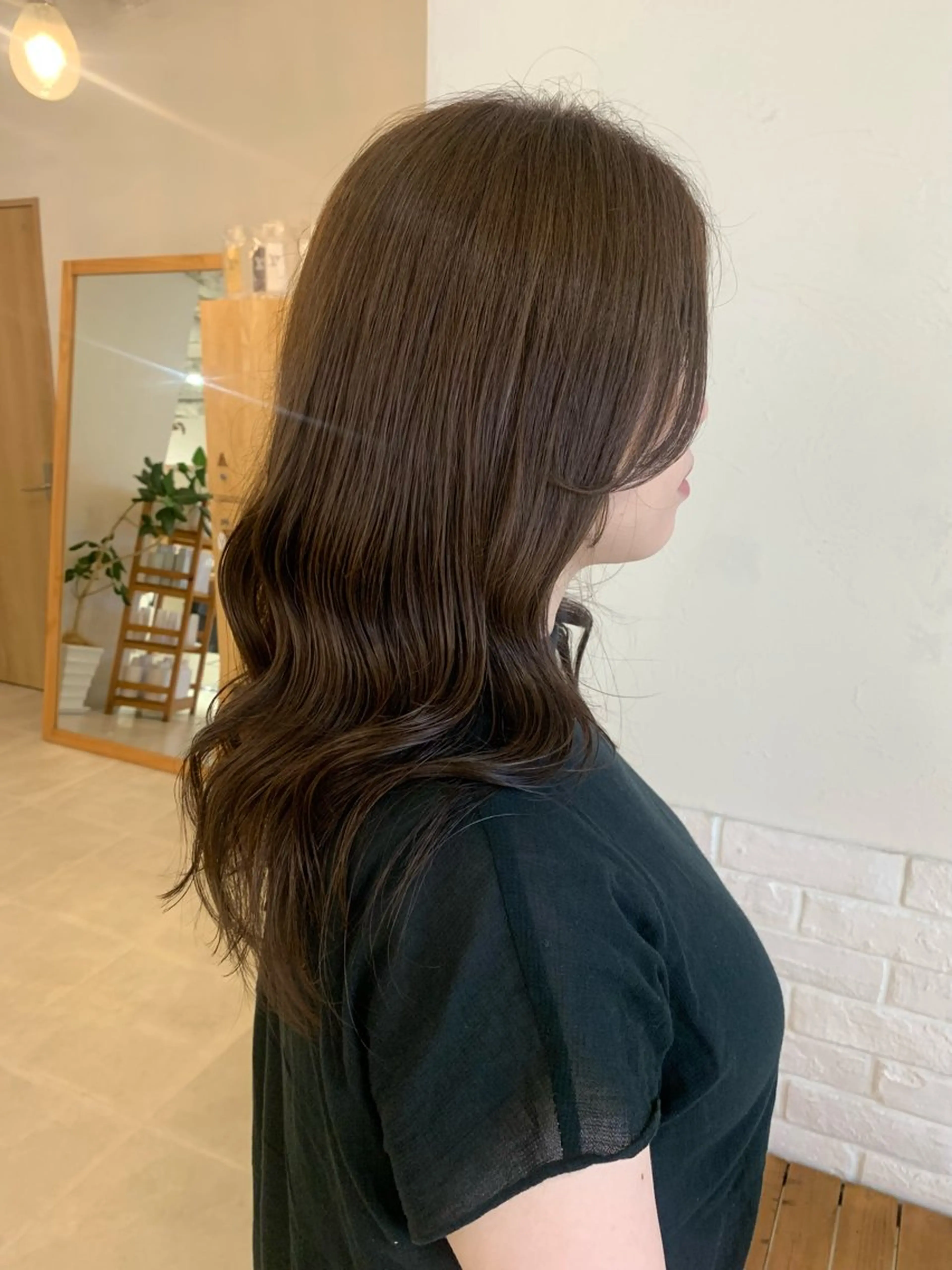 ロング カラー ブラウンカラー マロンブラウン Lily hair design所属・🩰淡色系カラー／ 南ゆかり（女性のみ）のヘアスタイル