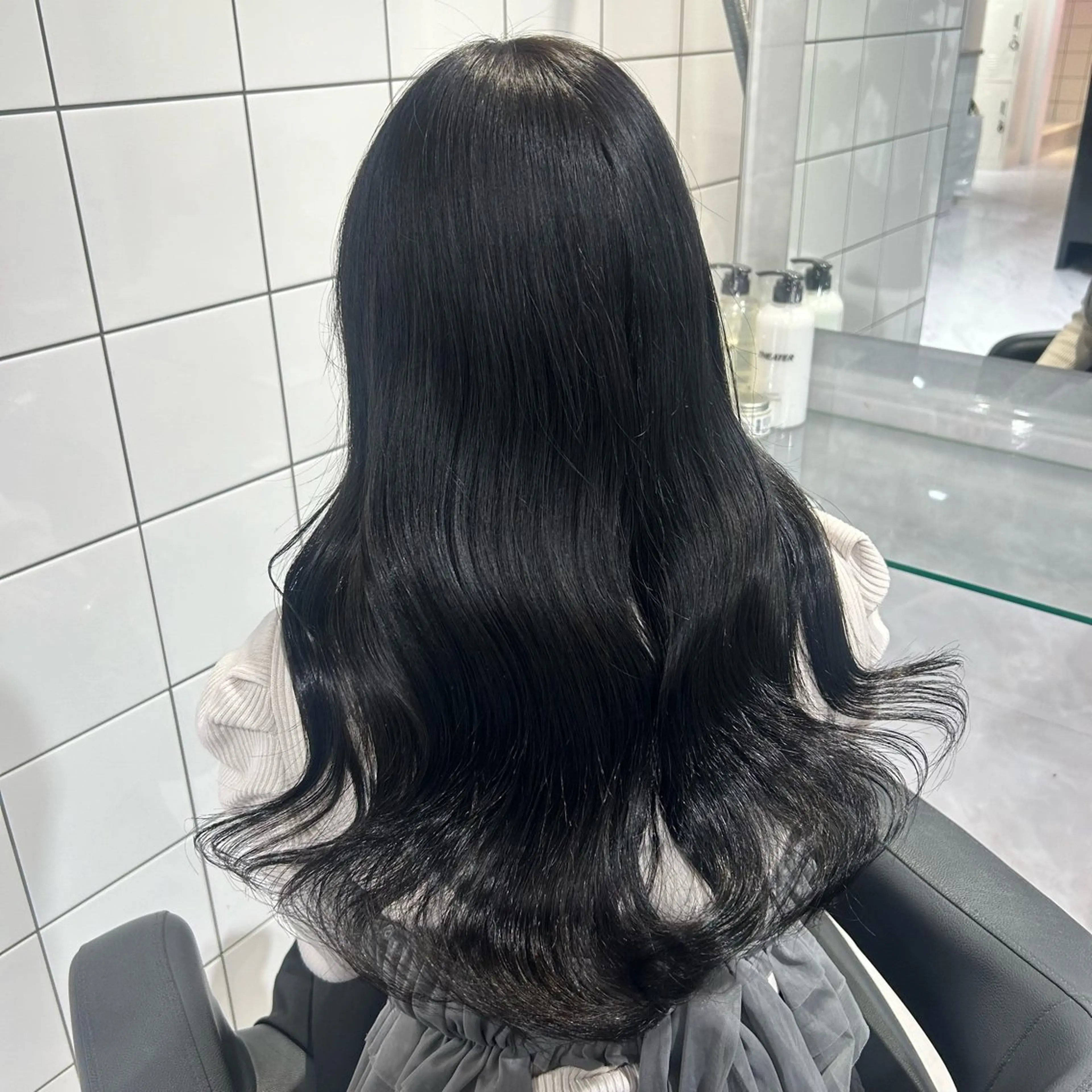 ロング カラー ヘアカラー トリートメント 表参道/透明感カラー /暗髪/ジュキヤのヘアスタイル