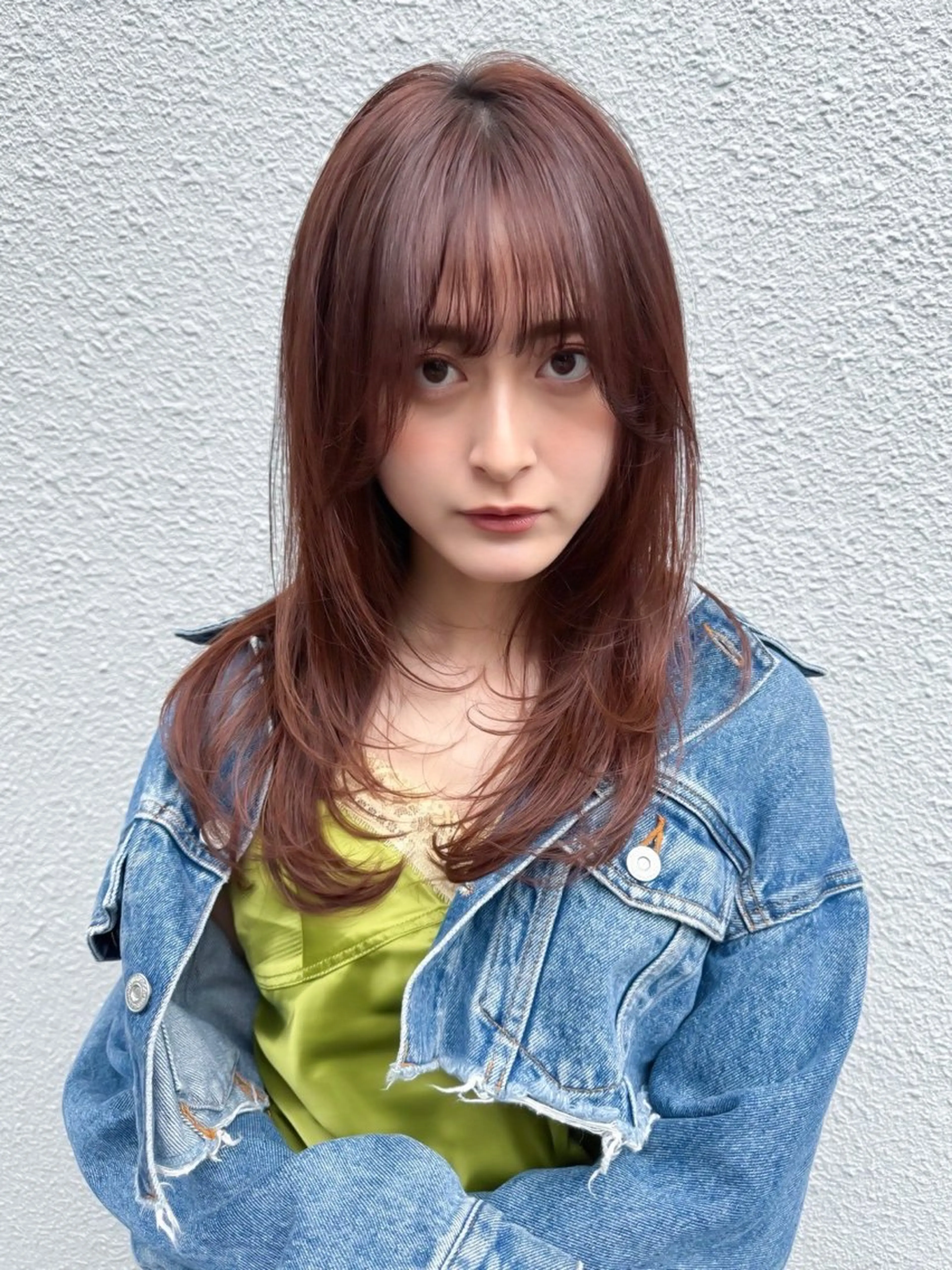 ロング 顔周りカット レイヤーカット 似合わせモテヘア Akari🦢🖤のヘアスタイル
