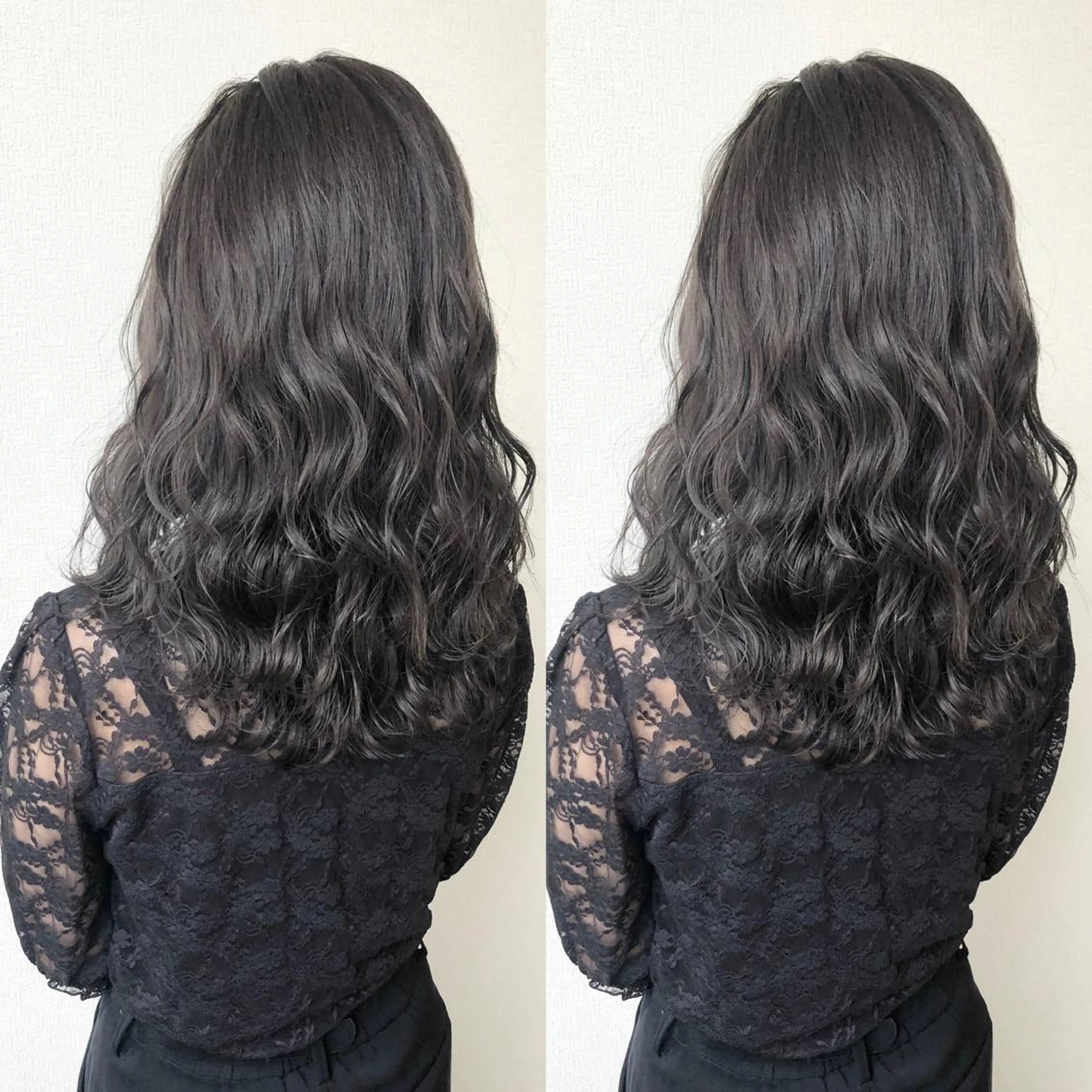 ロング カラー ヘアカラー Hanna by W_SALONのヘアスタイル
