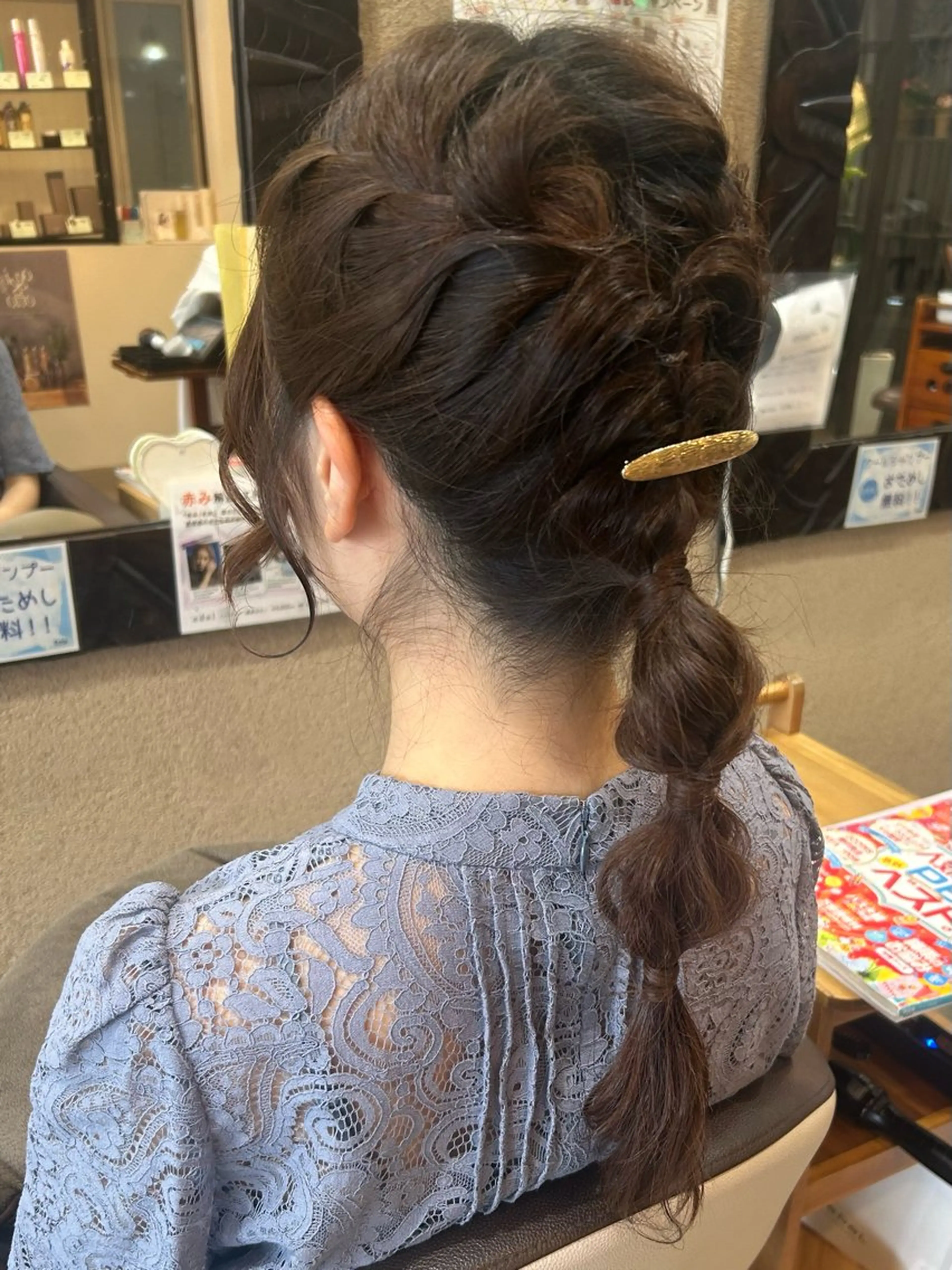 ロング カラー ヘアアレンジ カット ヘアカラー トリートメント 森田 真由のヘアスタイル