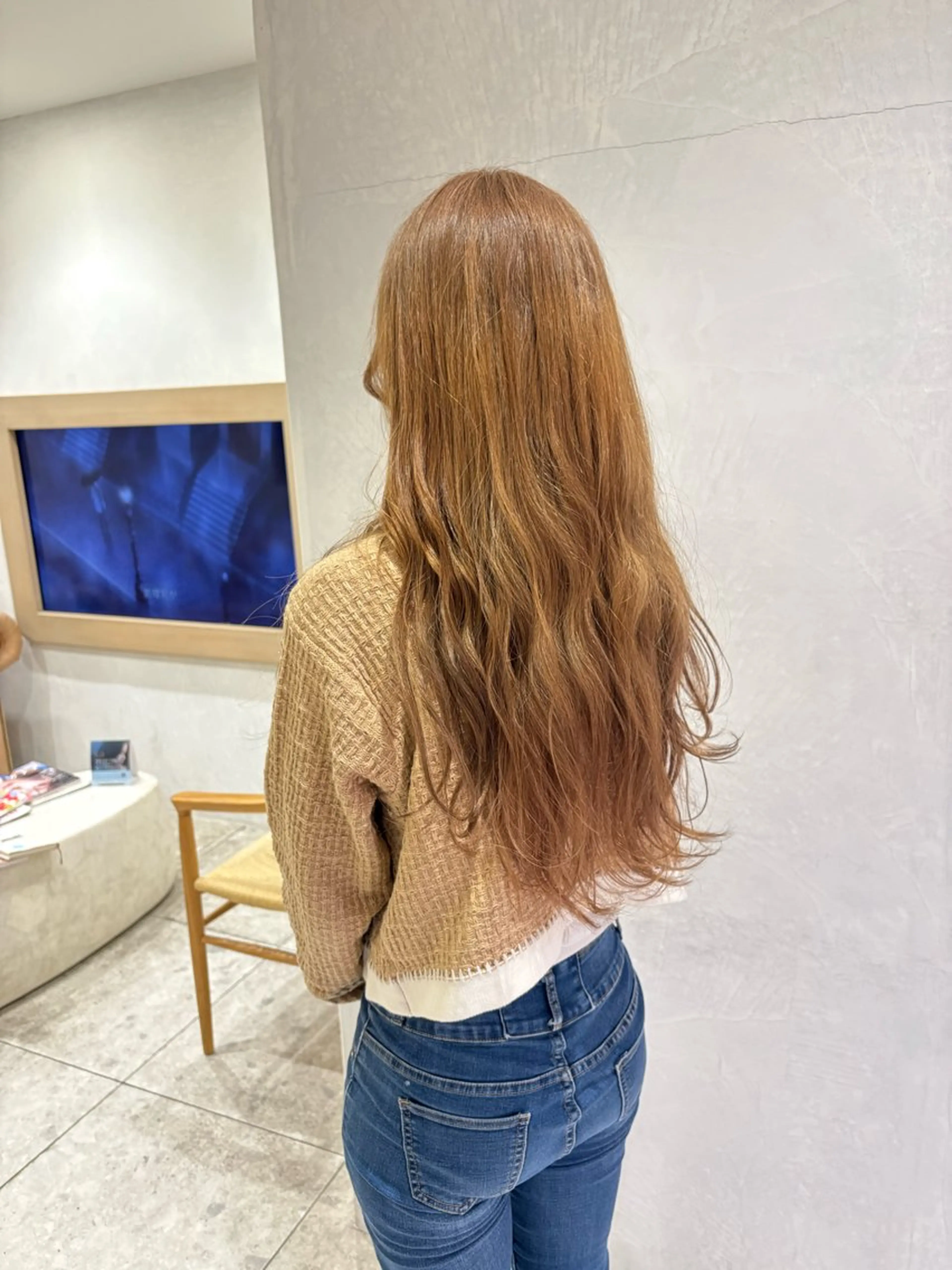 ロング ヘアカラー 小林 篤滋郎のヘアスタイル