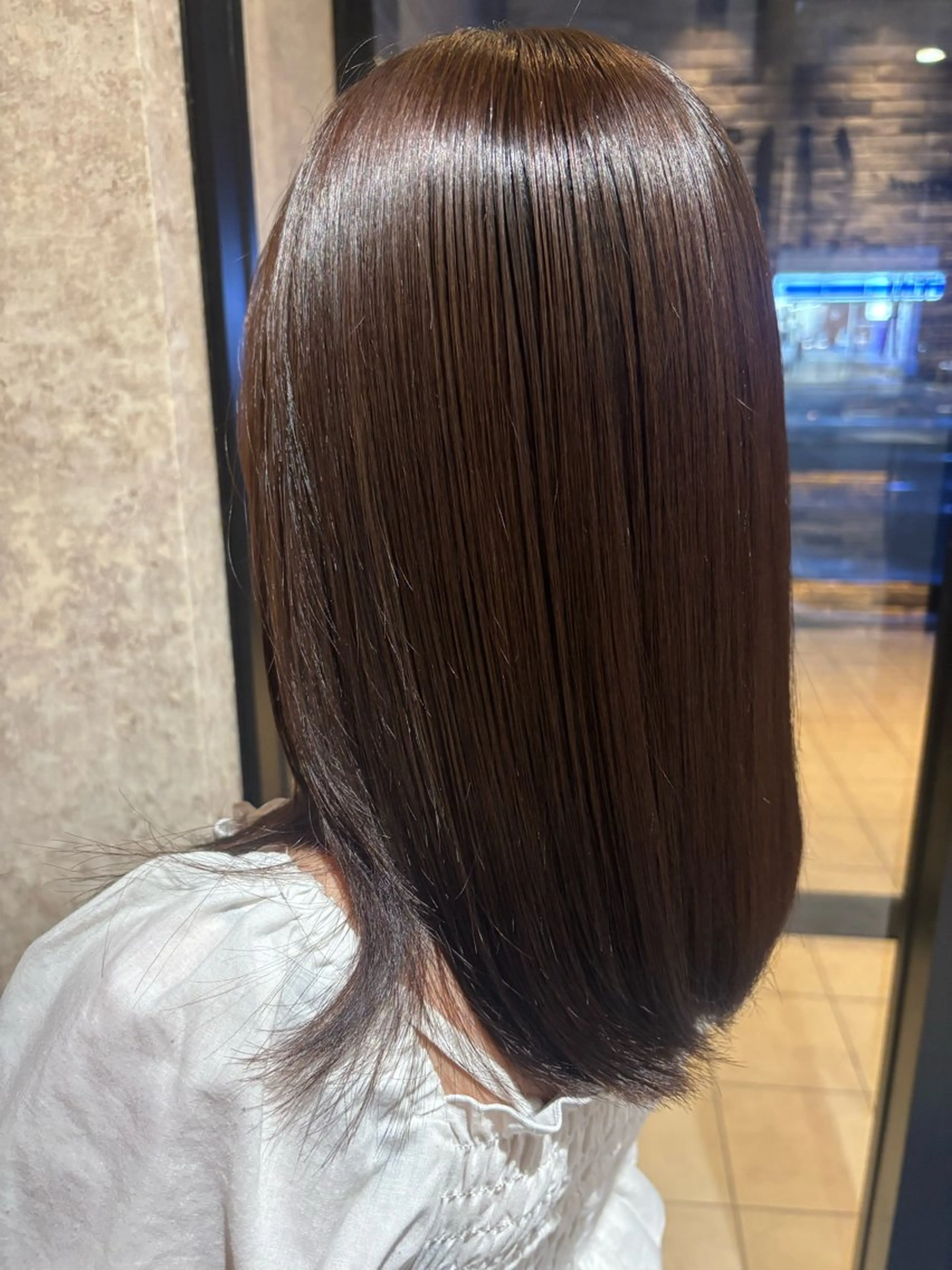 ミディアム カラー ヘアカラー earth中野山店 西尾　乃朱のヘアスタイル