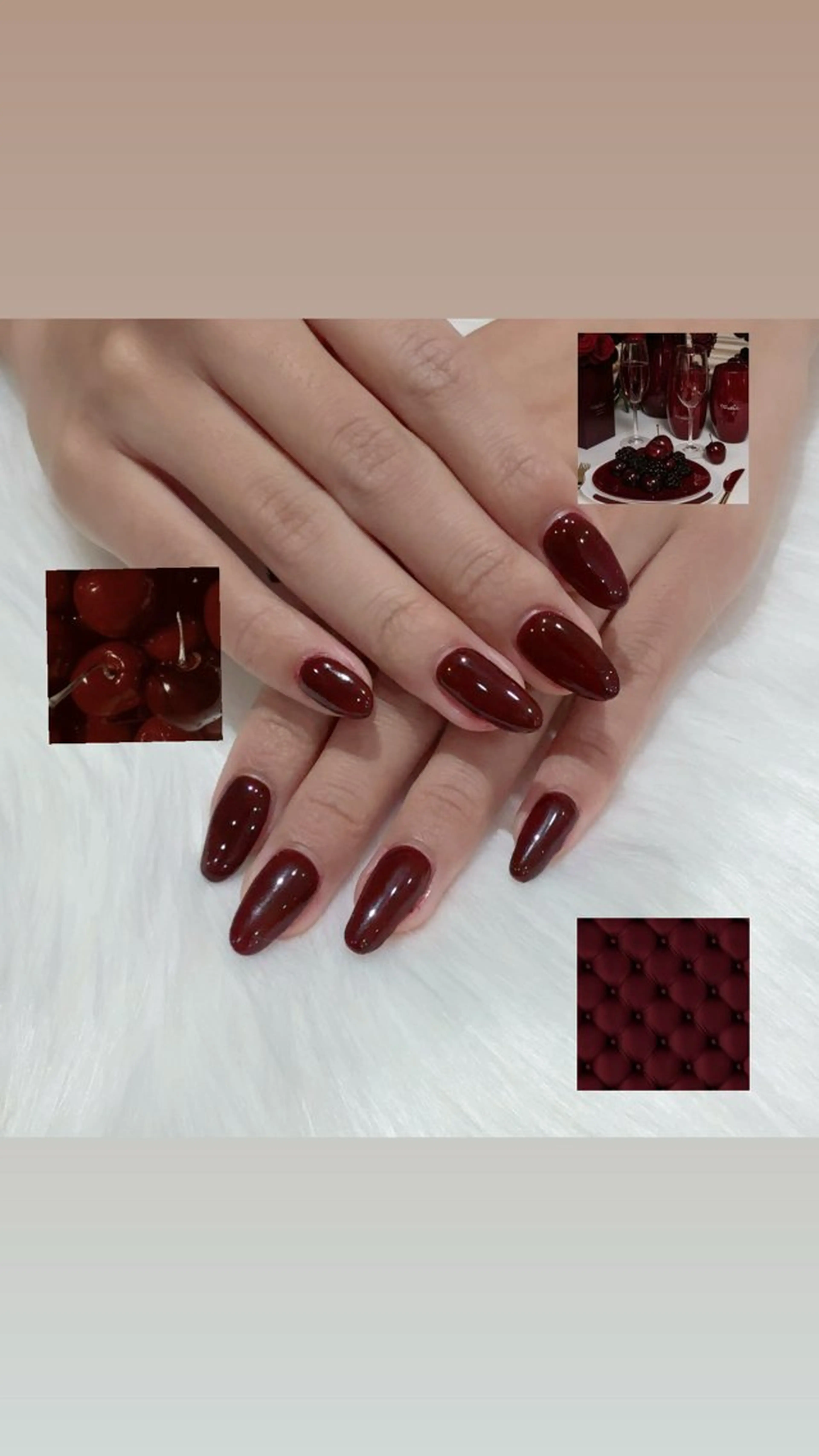 ネイル ブラウン やなじ 🦊🦋のネイルデザイン