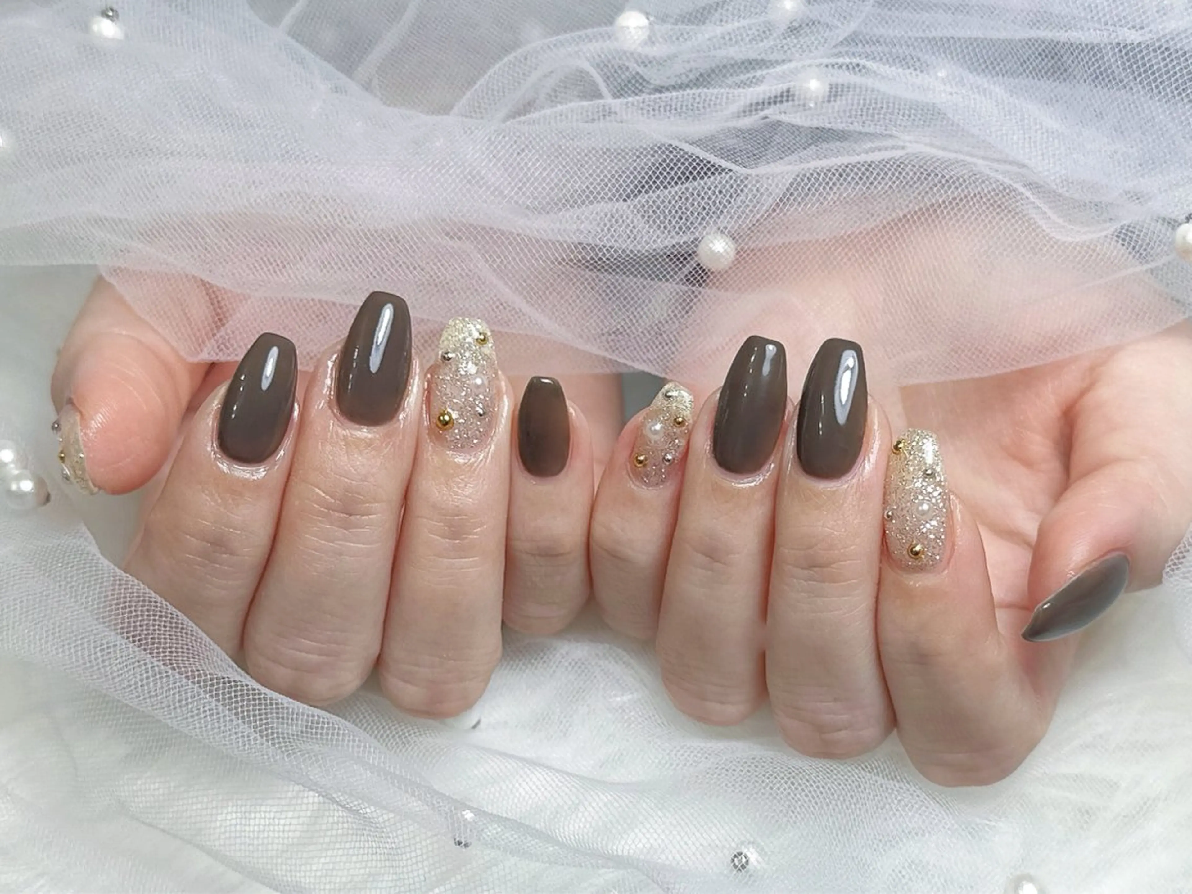 ネイル ハンドネイル 【Eclat エクラ】nail&beauty所属・Eclat〔エクラ〕 MOEKA𝜗𝜚*のネイルデザイン