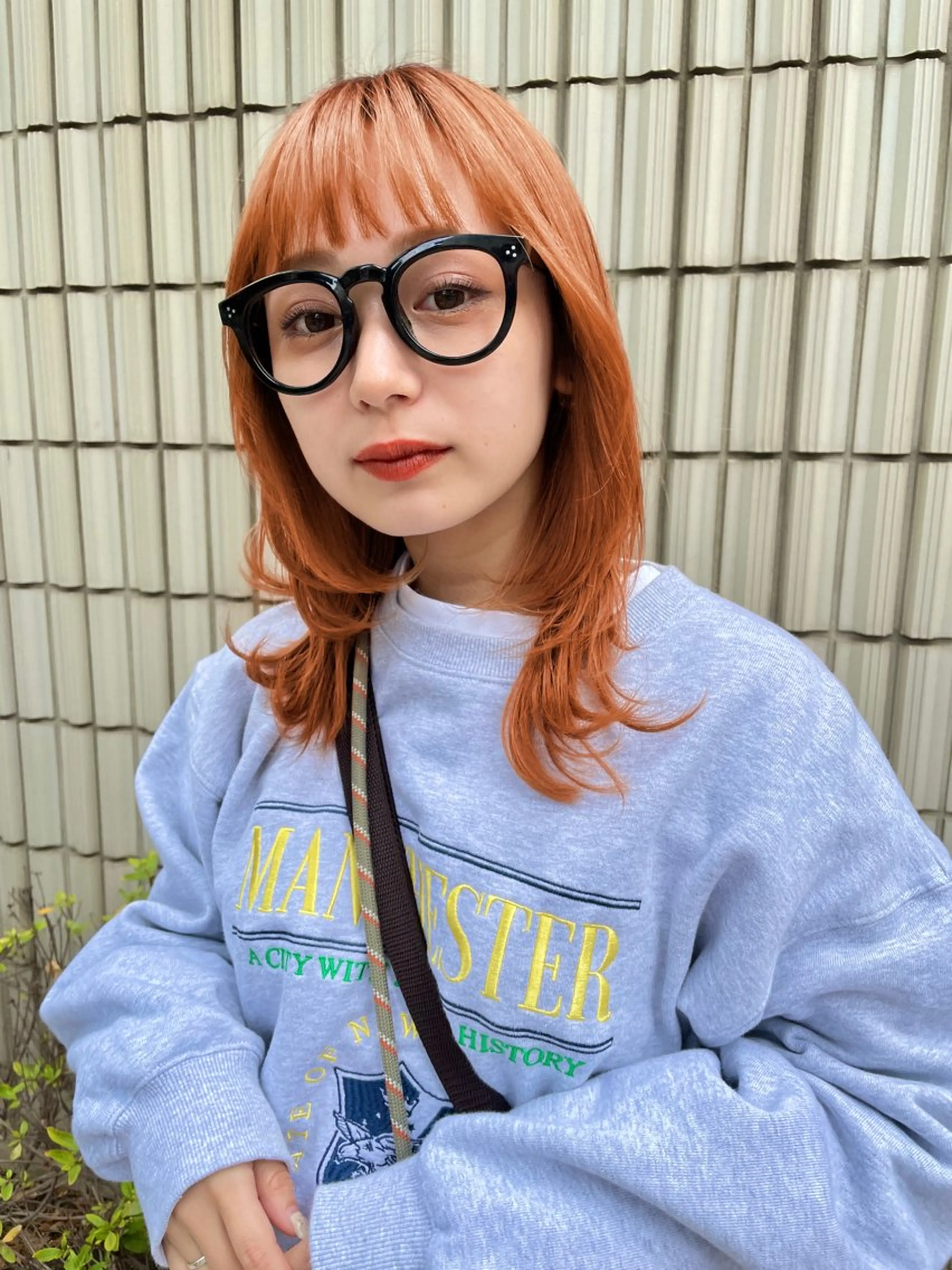 ミディアム カラー カット ヘアカラー トリートメント 艶カラー/レイヤー カット✂️近澤瑠以のヘアスタイル