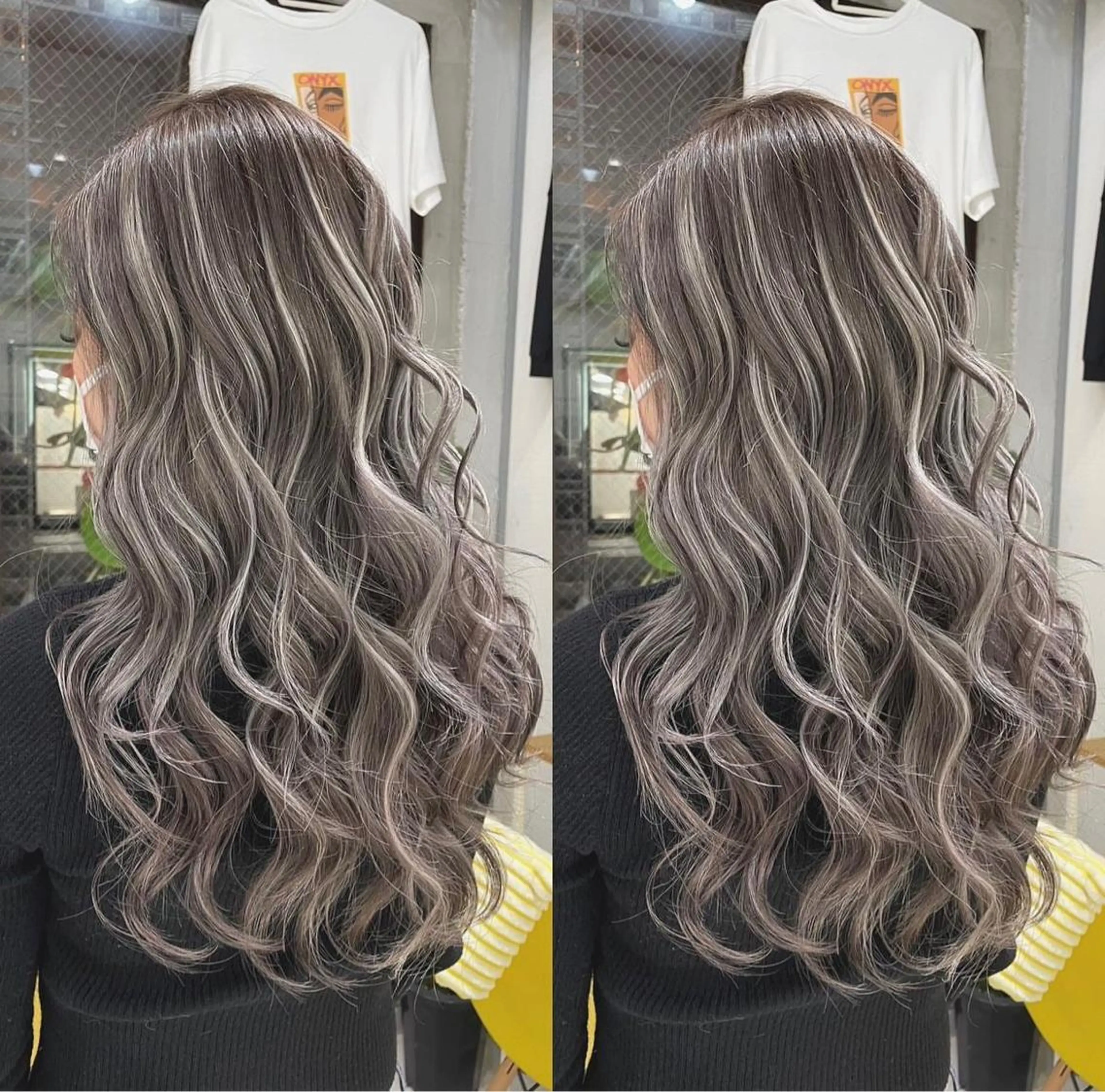 ロング カラー onyx所属・表参道/ハイライト・ バレイヤージュのヘアスタイル