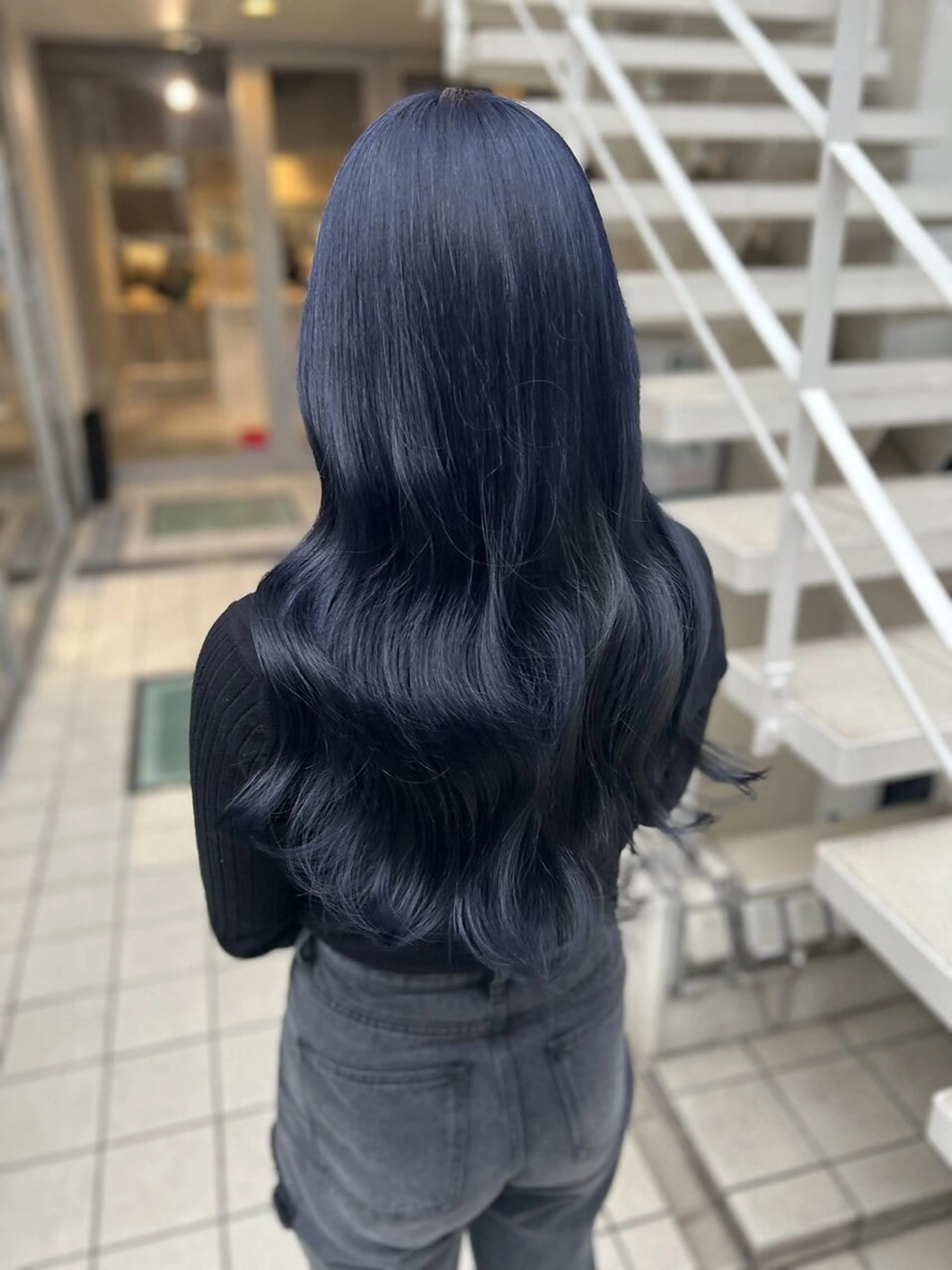 ロング カラー ヘアカラー ハイトーンカラー/ 青髪/💙みずき💙のヘアスタイル